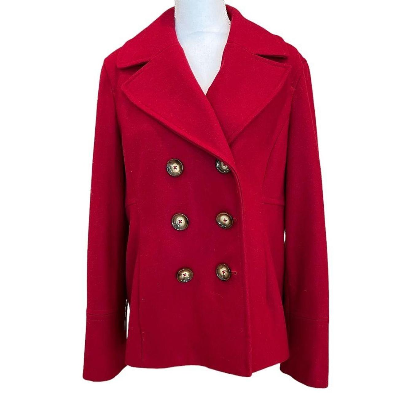 Michael kors store red peacoat