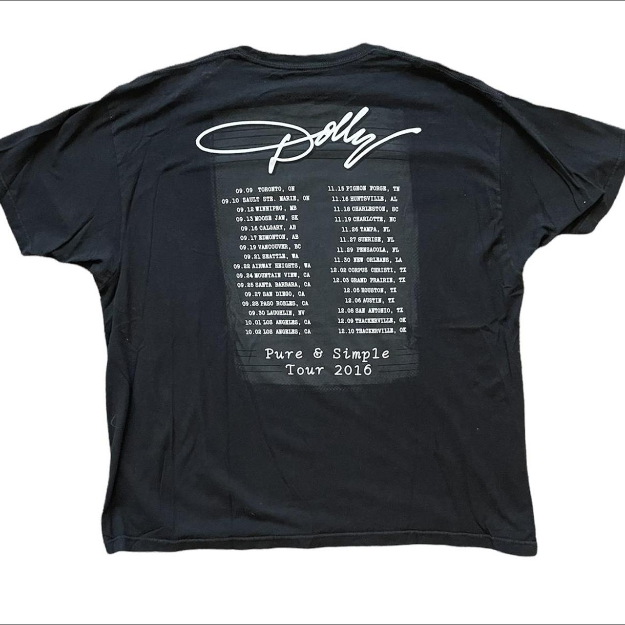 Dolly Parker Pure and Simple Tour Tee 2016 Depop
