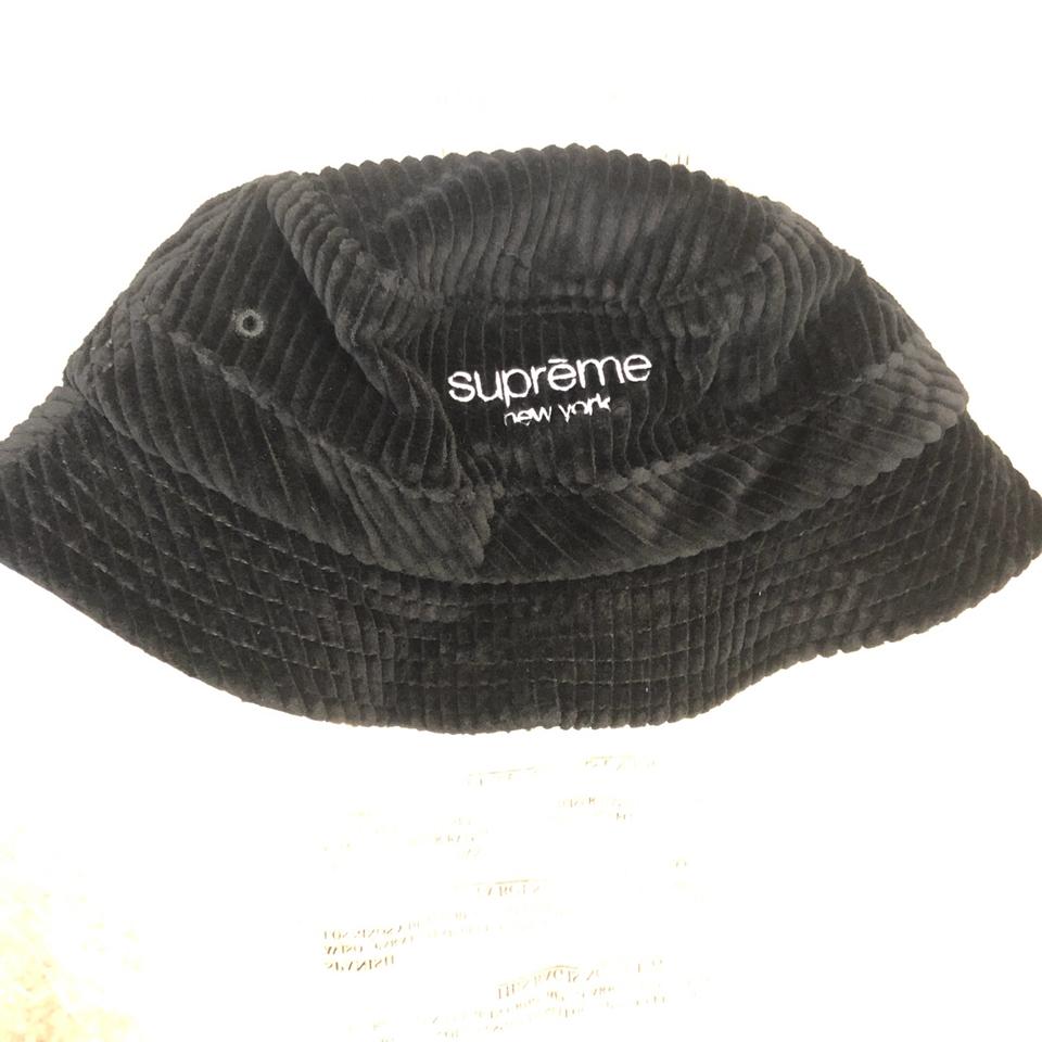 Supreme wide wale corduroy crusher/bucket hat...