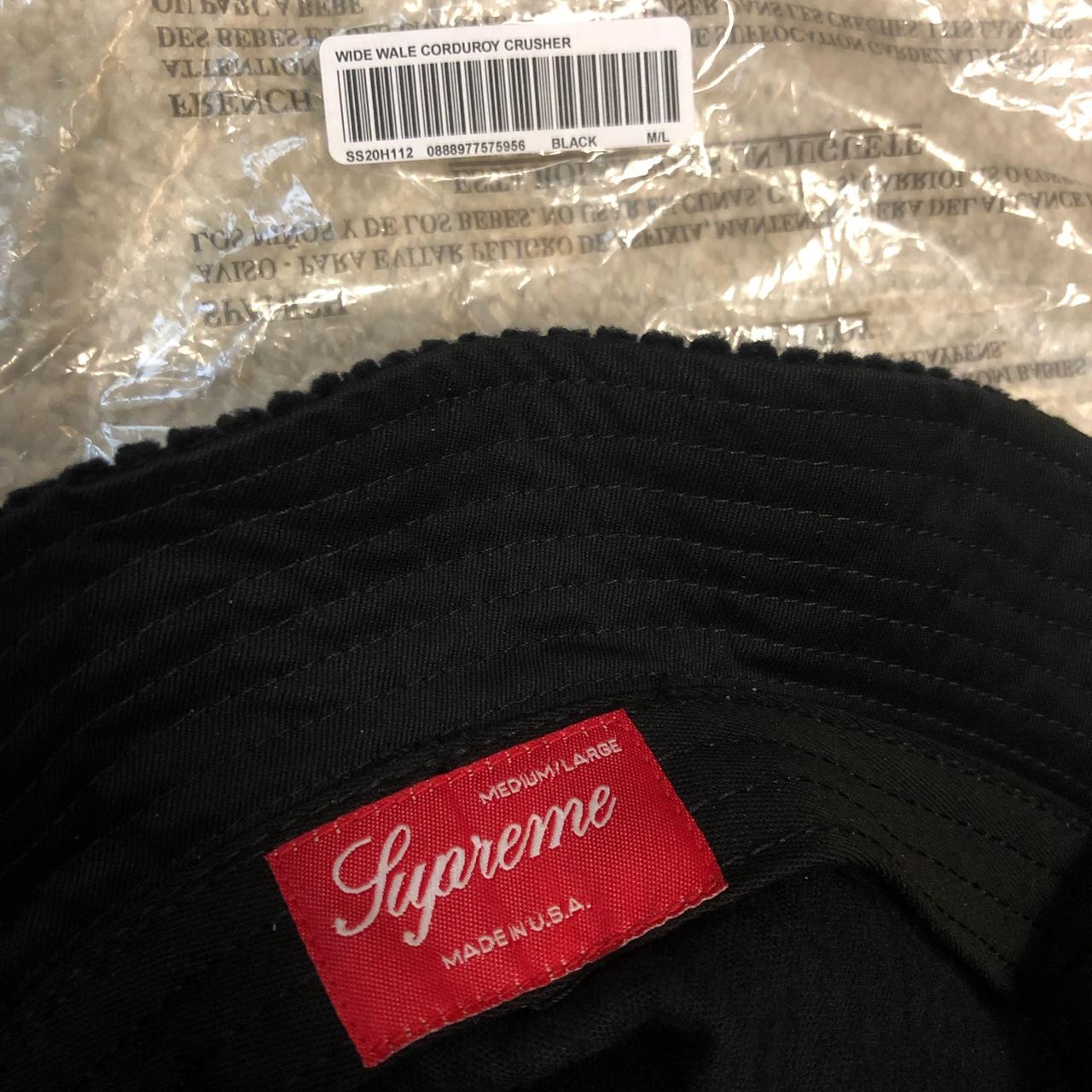 Supreme wide wale corduroy crusher/bucket hat...