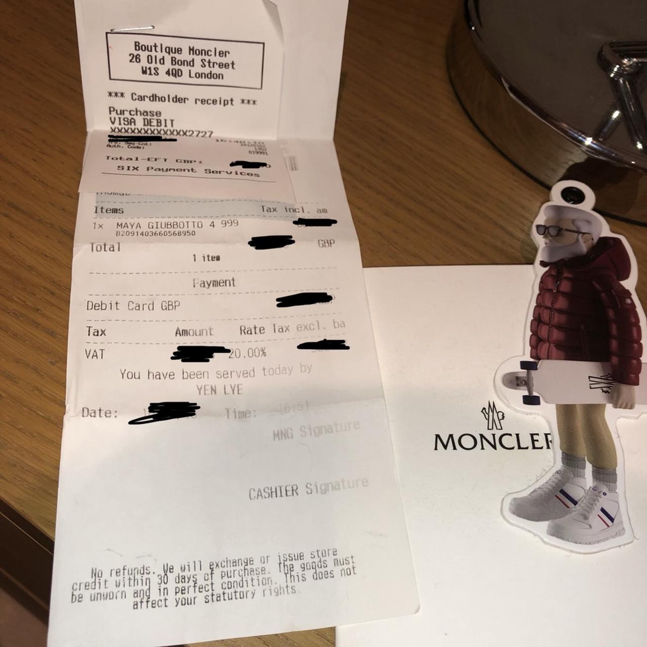 SOLD SOLD Moncler Maya Size (Medium Large) Depop