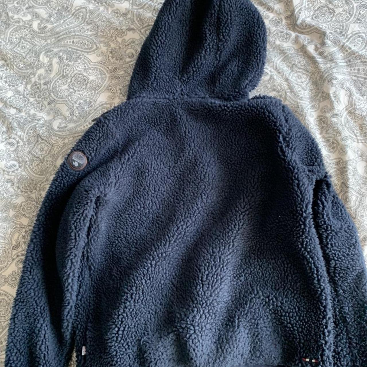 Napapijri hooded teddy/fluffy fleece Good condition,... - Depop