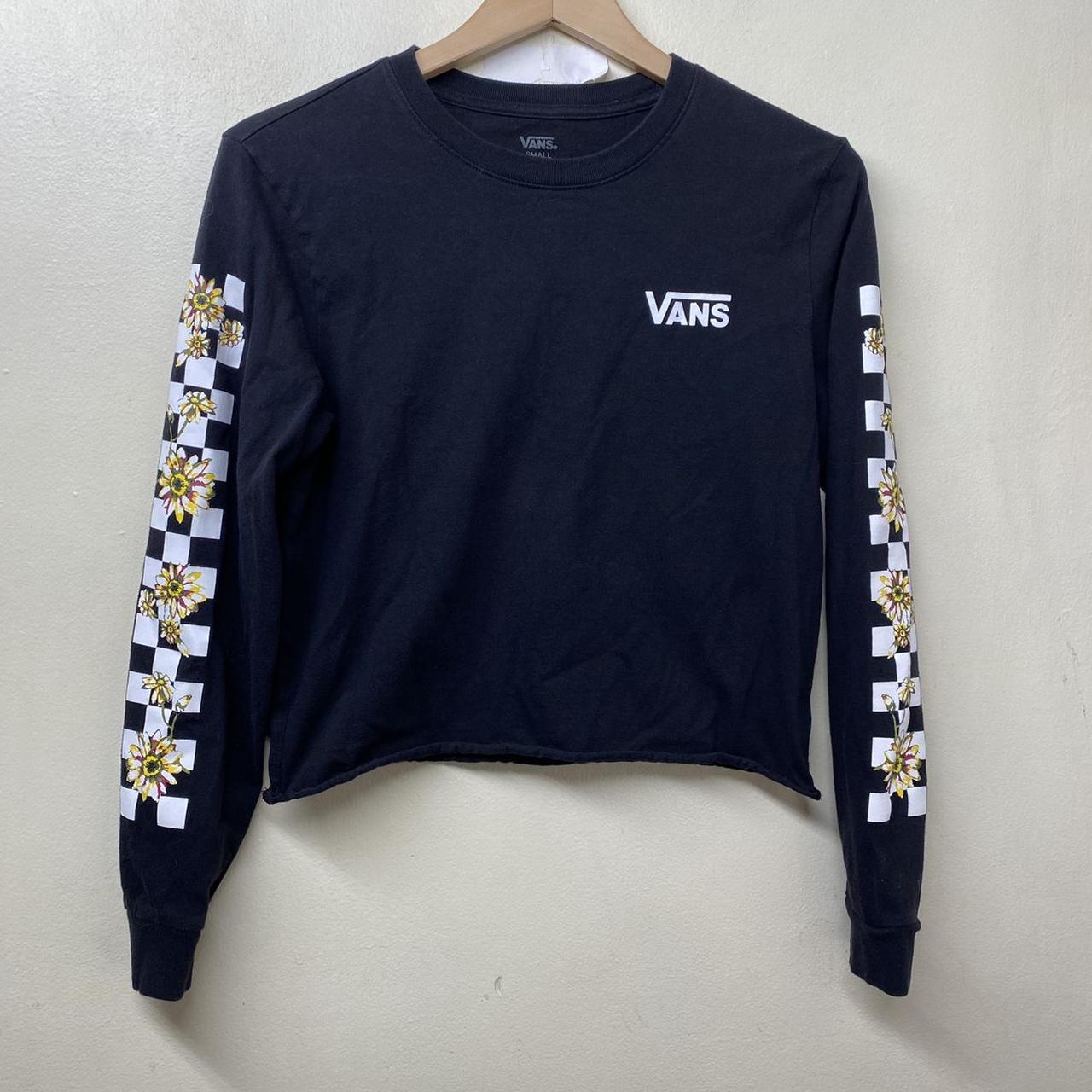 Checkered vans long sleeve hotsell