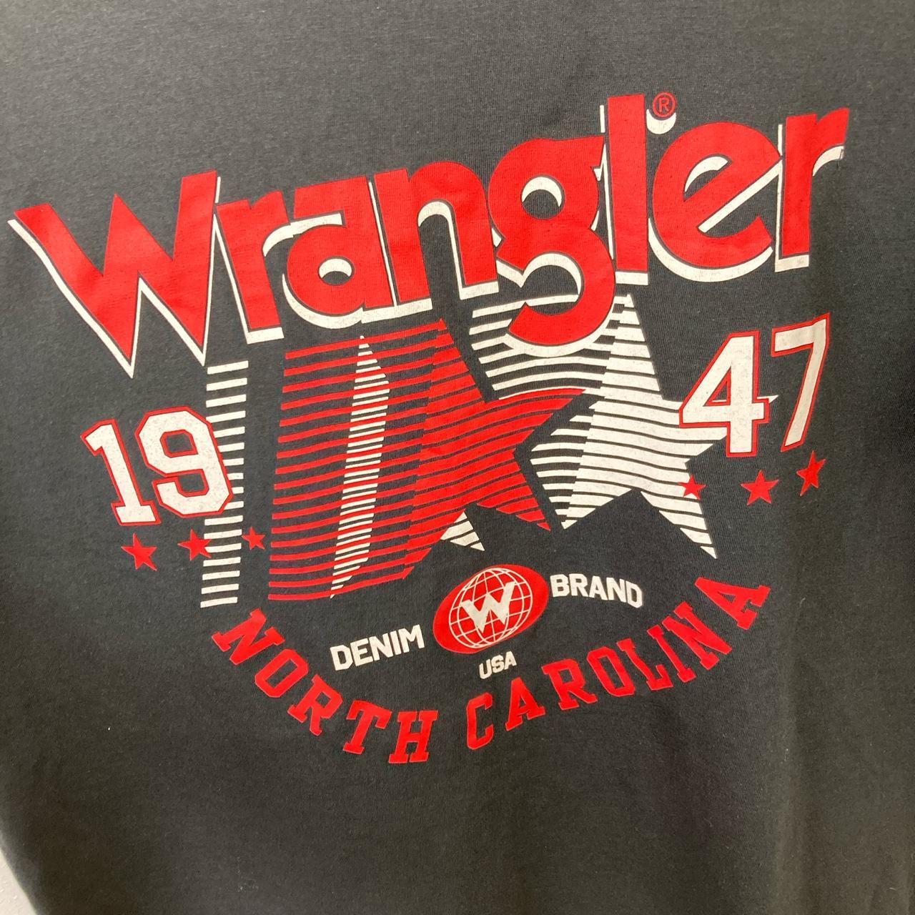 Wrangler T-shirt A black ‘wrangler 1947 North... - Depop