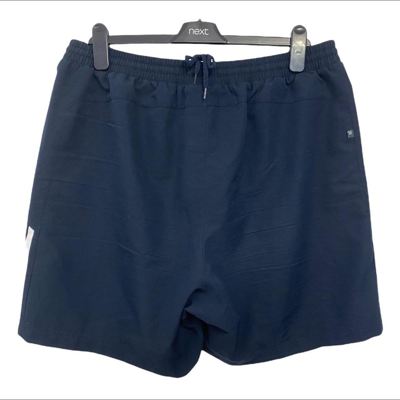 ADIDAS shorts XL 36 waist Navy Classic 3 Strip... Depop