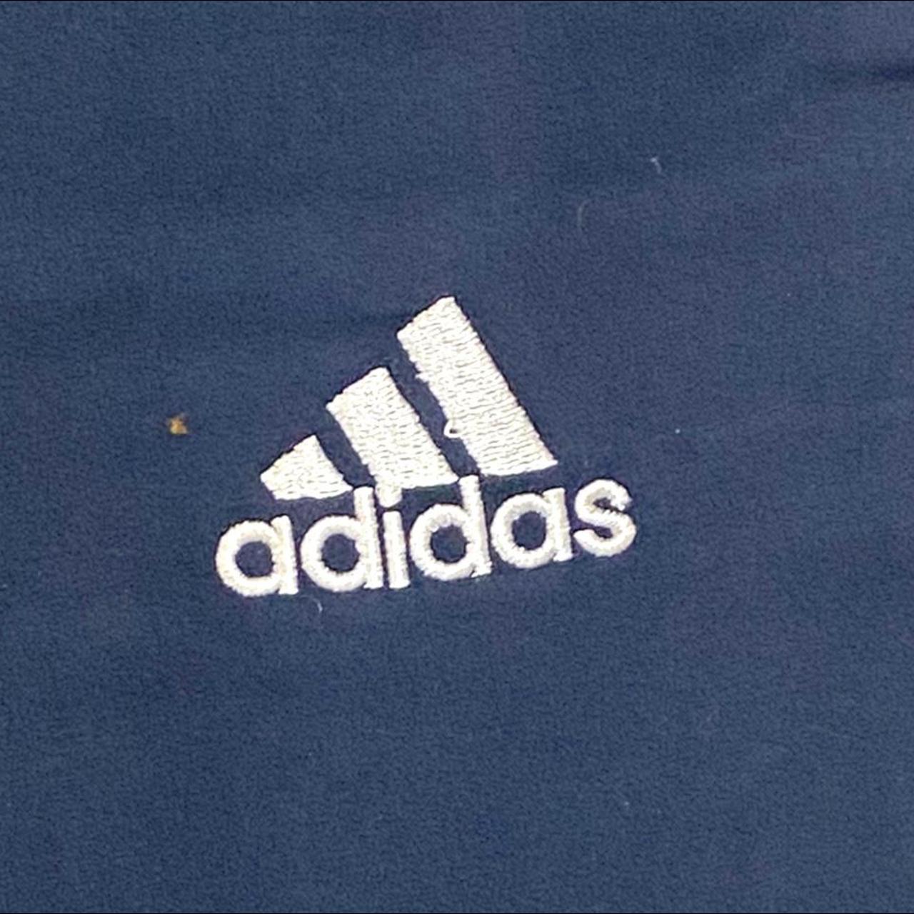 ADIDAS shorts XL 36 waist Navy Classic 3 Strip... Depop
