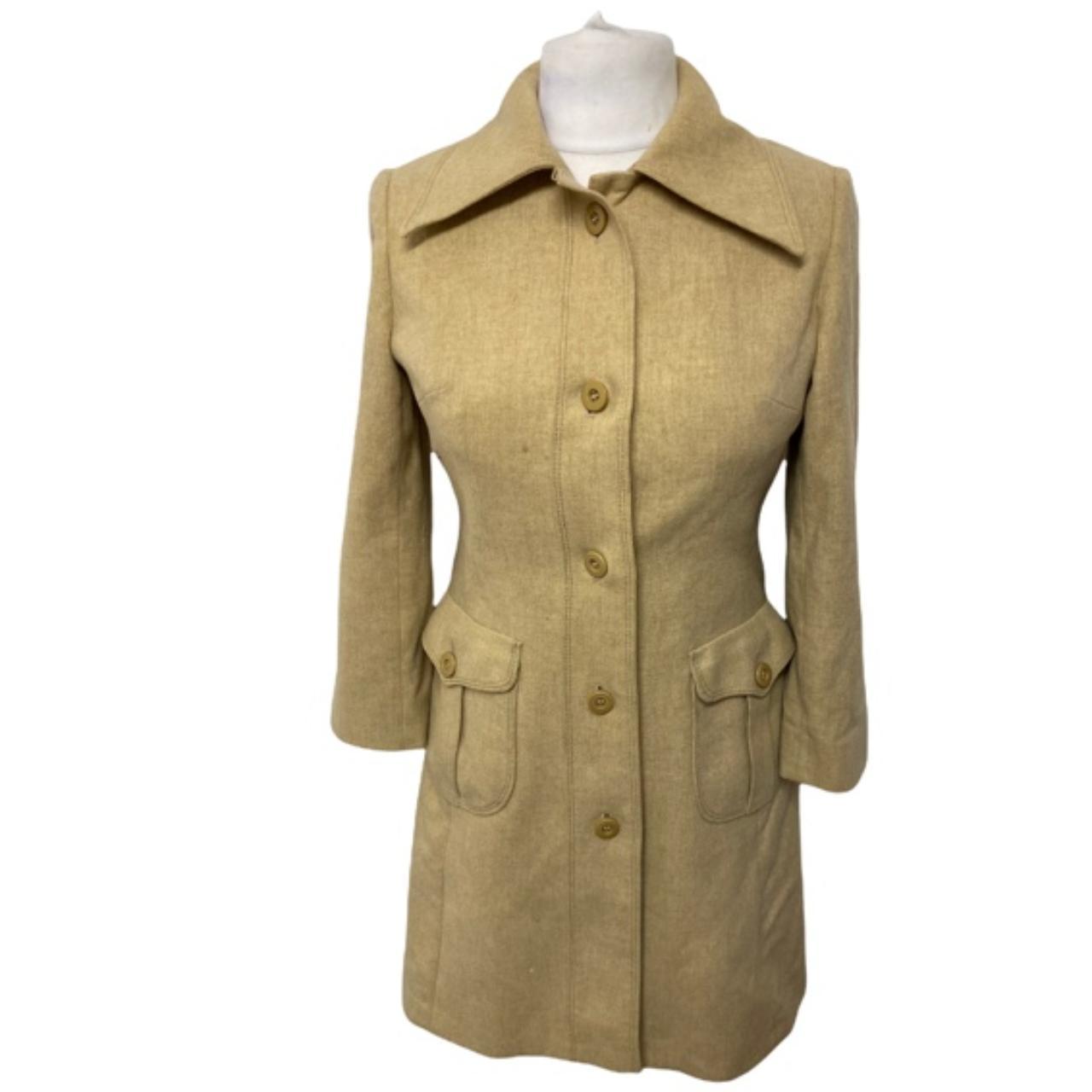 ST MICHEAL Vintage trench coat Winter Trench Coat... - Depop