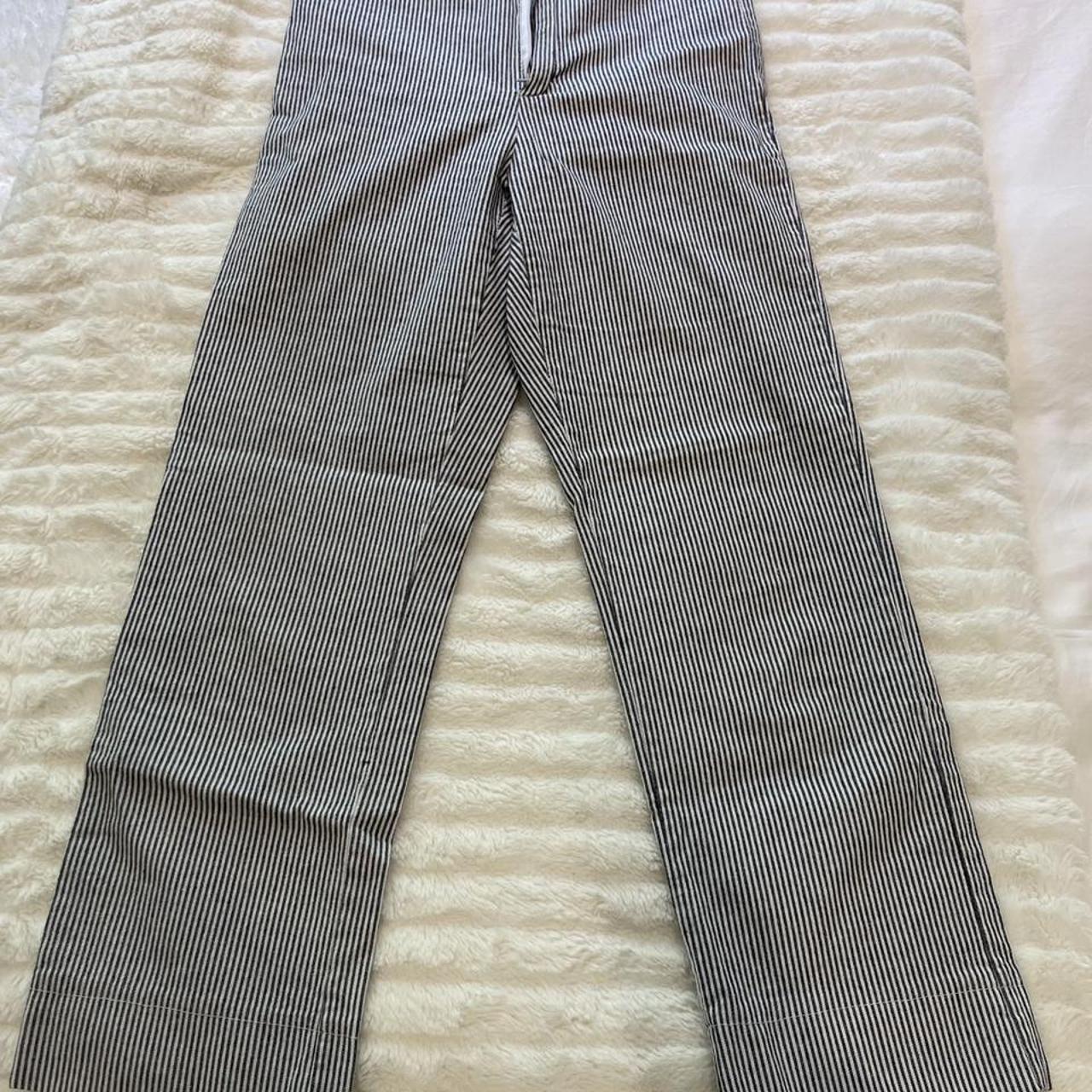 Brandy Melville pin striped pants - Depop