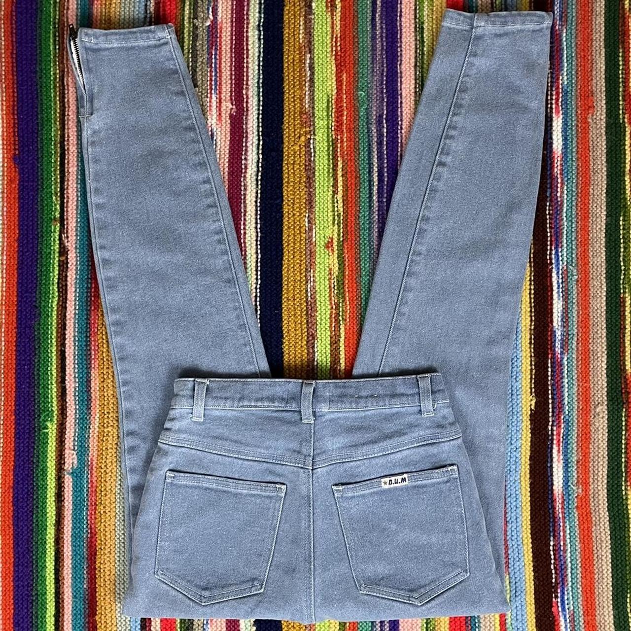 90’s Vintage Light Blue High Waisted B.U.M.... - Depop