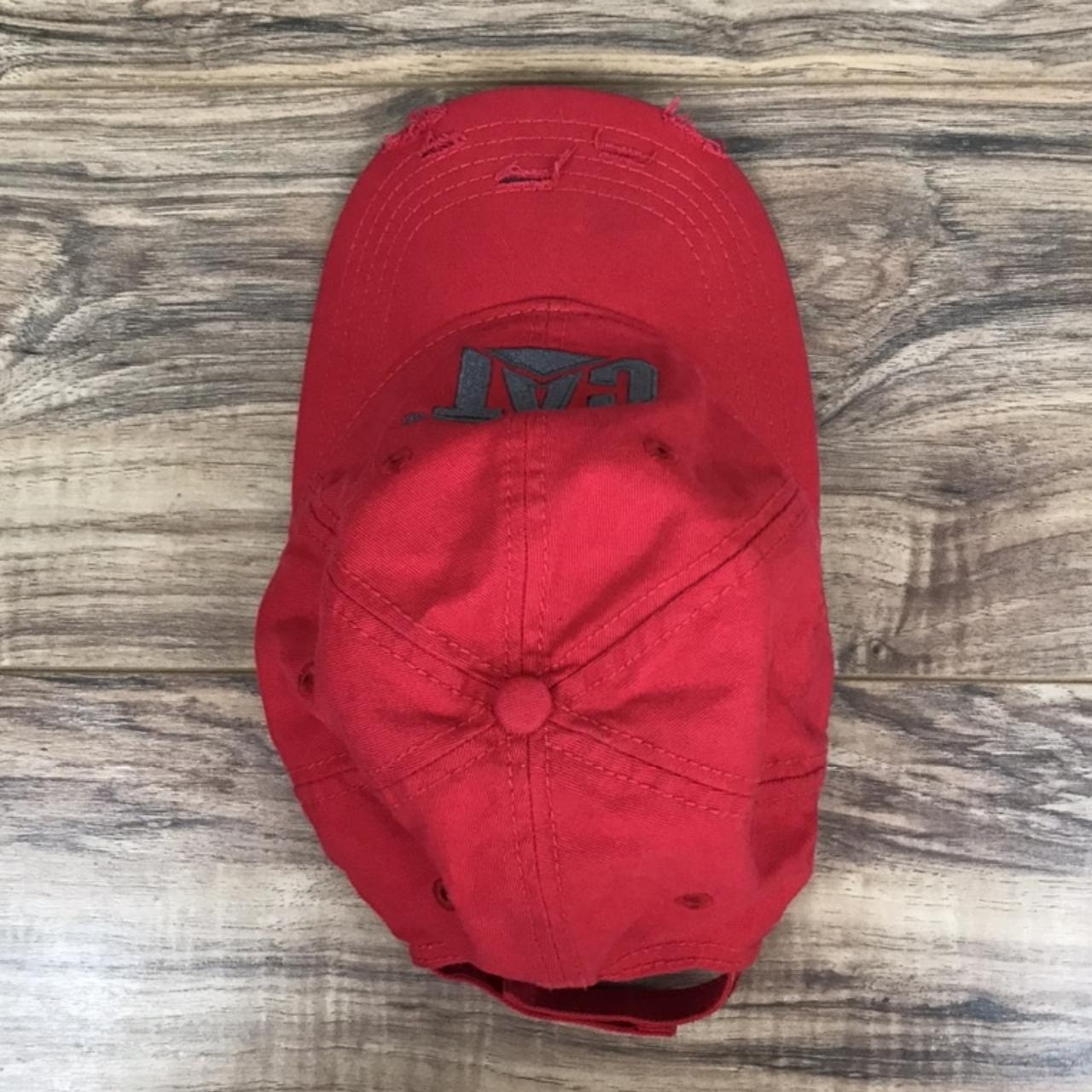 Product Image 2 - Vintage thrashed red CAT/Caterpillar hat.