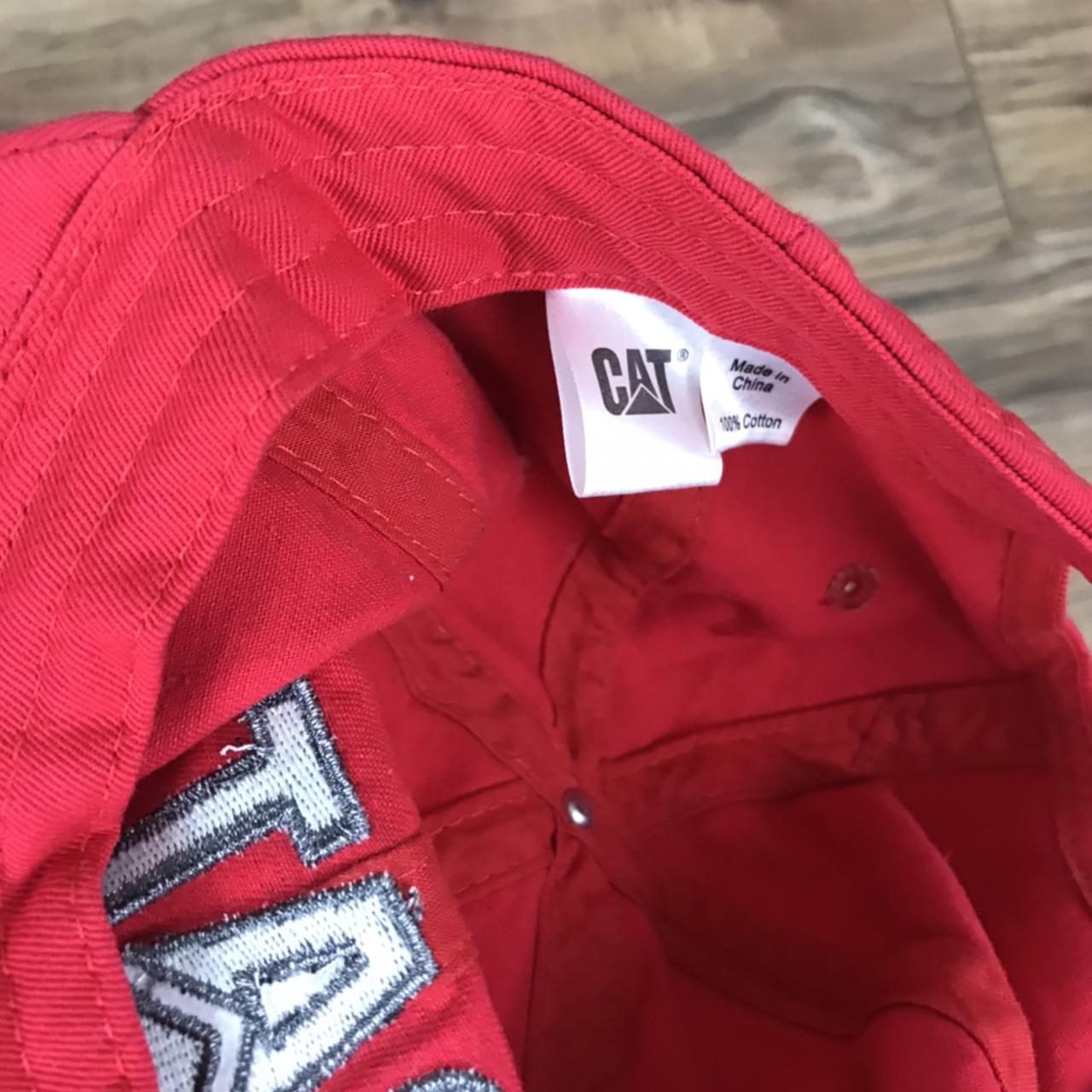 Product Image 4 - Vintage thrashed red CAT/Caterpillar hat.