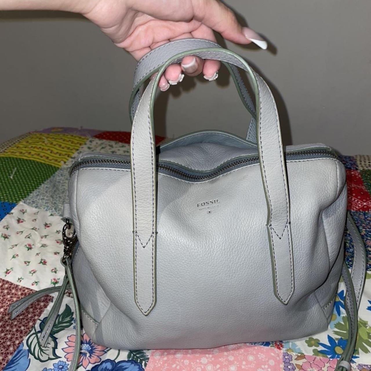 Blue grey Fossil bag Depop