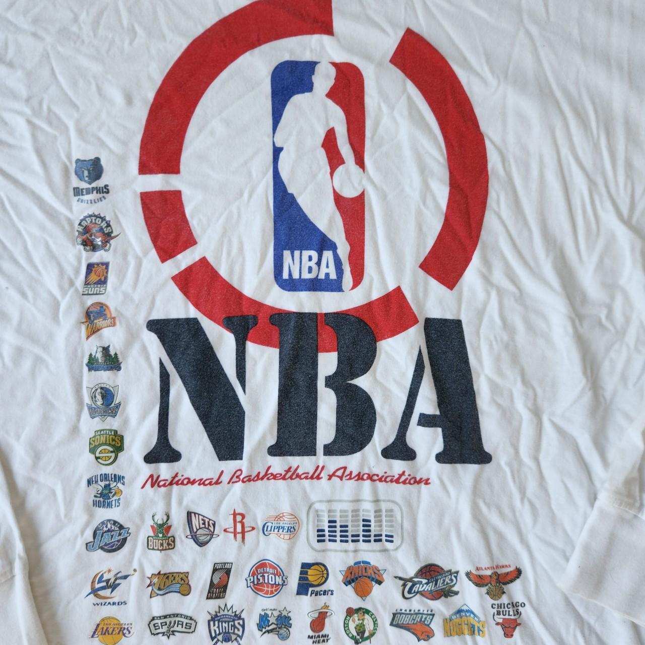 Vintage Graphic T Shirt Large NBA Long Sleeve LA - Depop