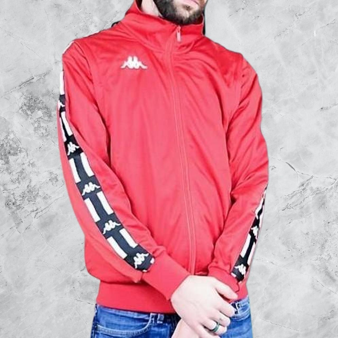 kappa red windbreaker