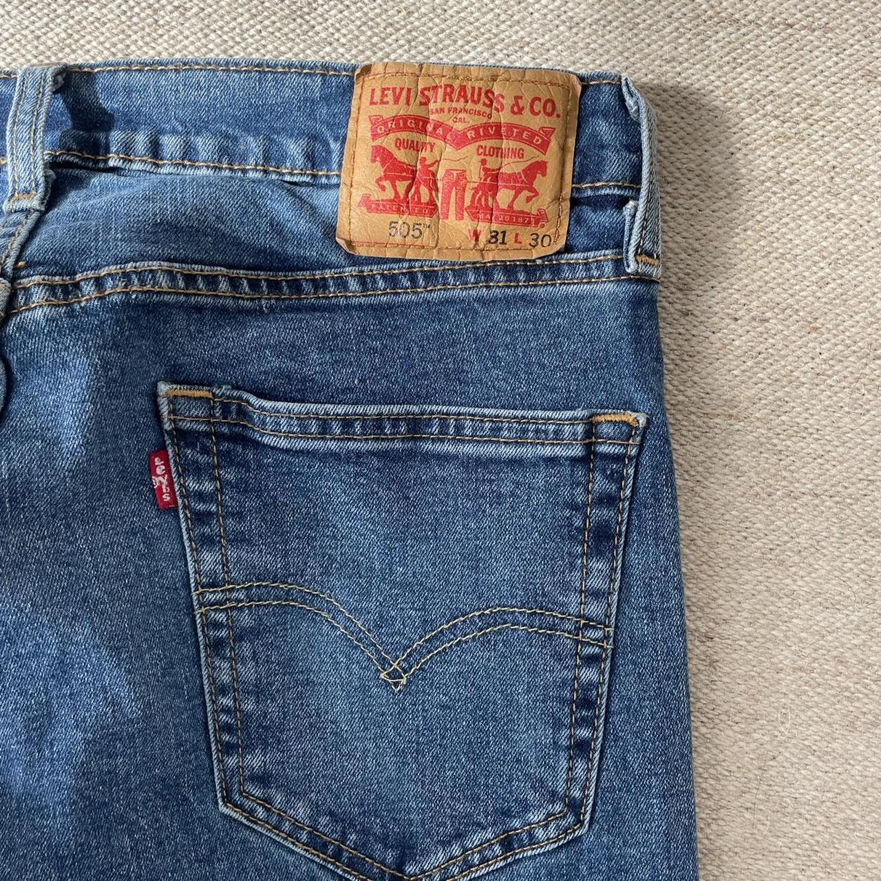 👖 Levi 505 Jeans 👖 - measures 28W x 29L #levis... - Depop