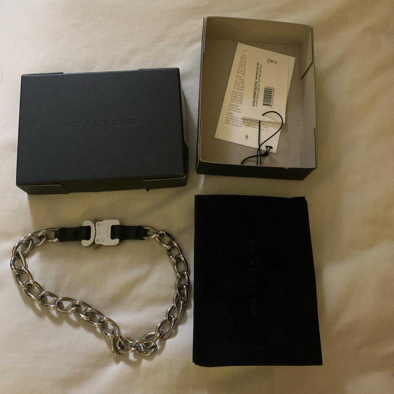 leather buckle alyx chain. 100% authentic. hmu with... - Depop