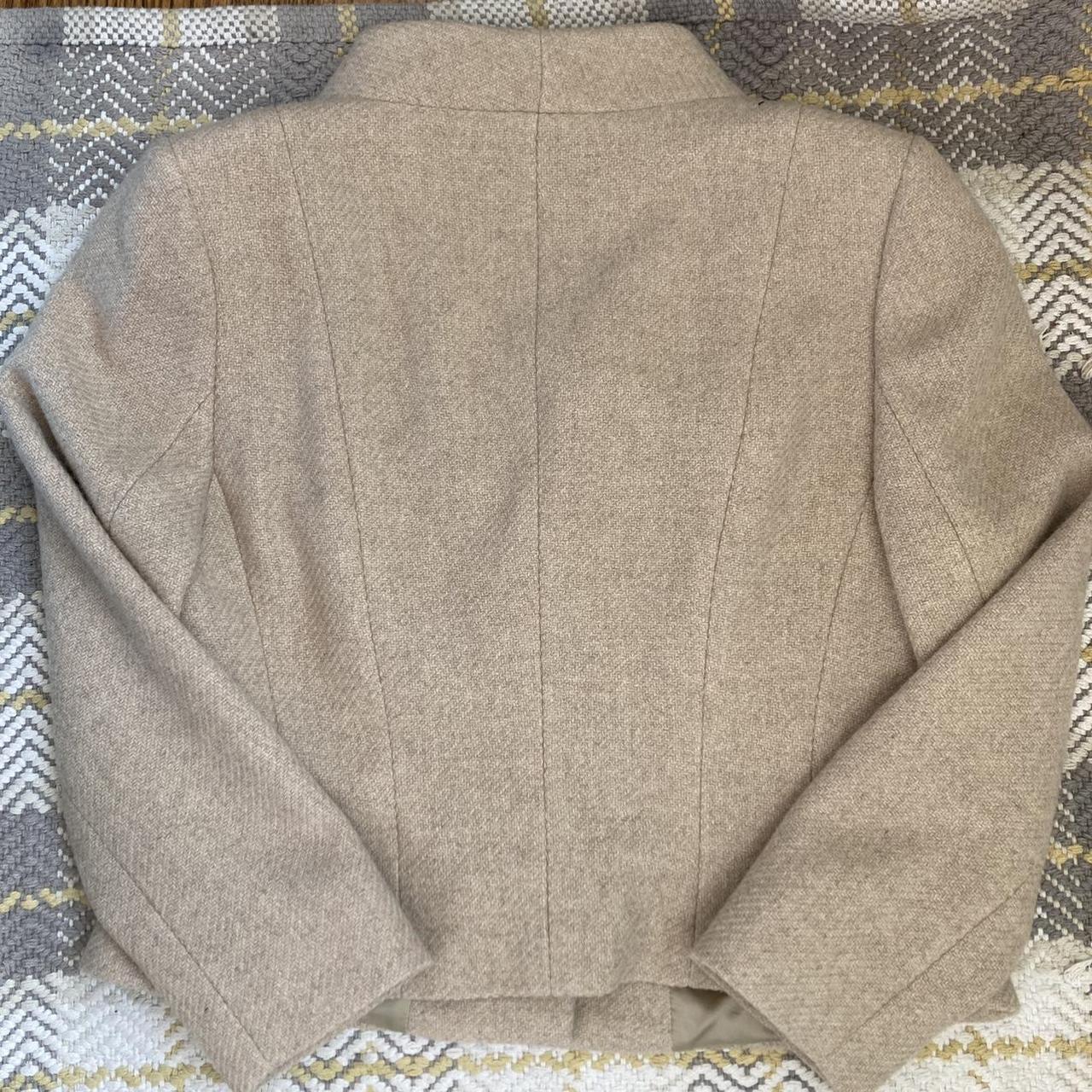 PAUW Amsterdam beige wool blazer womens S i wore... - Depop