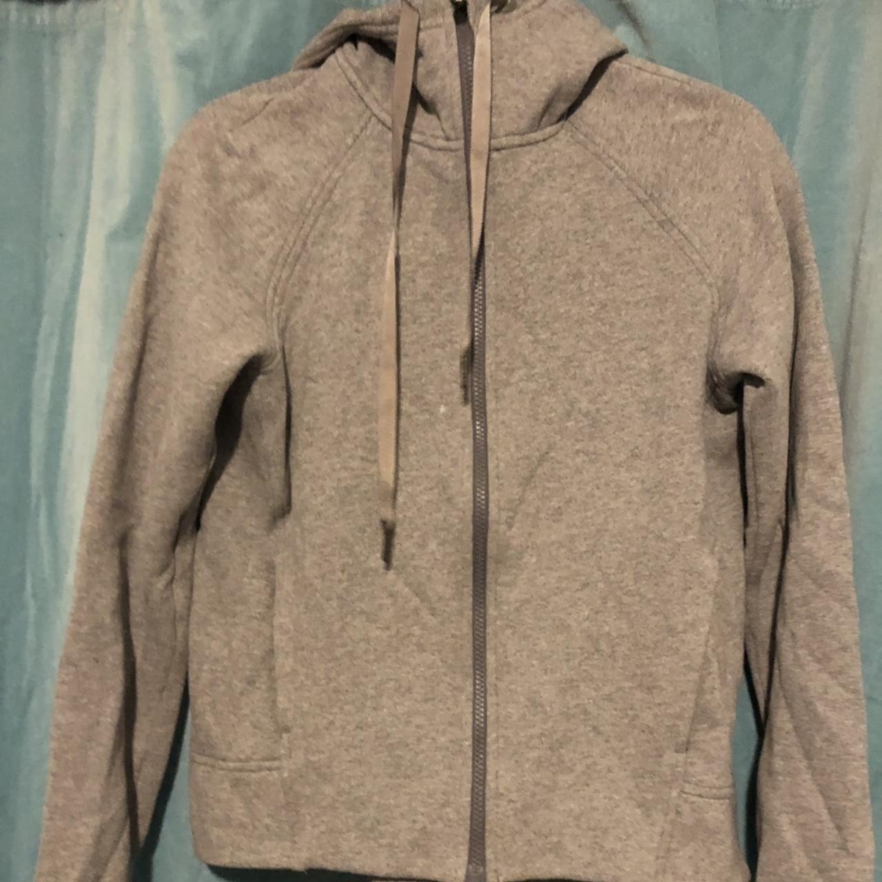 Lululemon grey best sale zip up