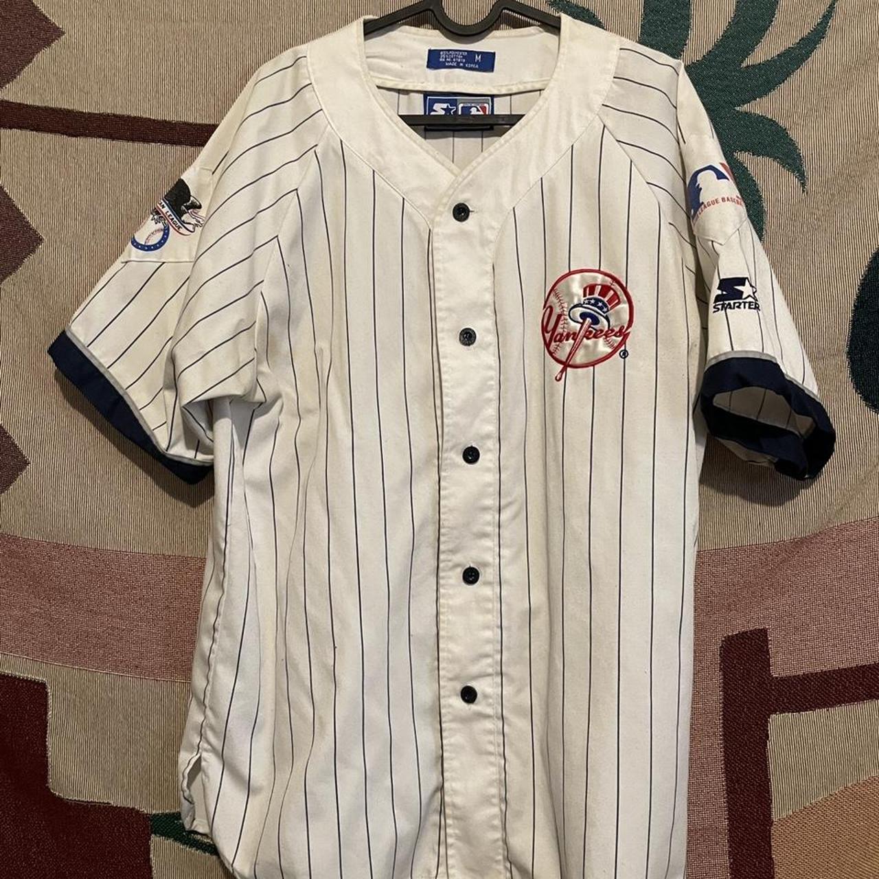 Vintage New York Yankees Starter Jersey Size - Depop