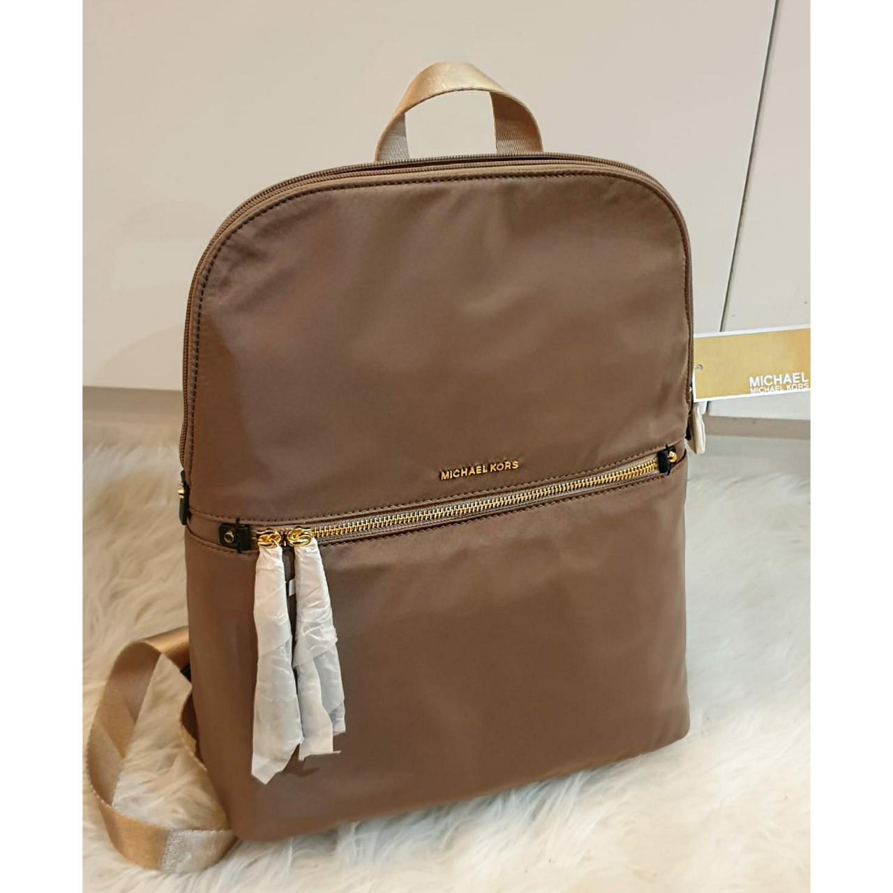 Michael Kors Polly Medium Nylon Backpack Colour Depop