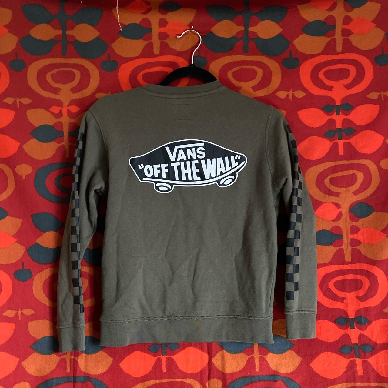 vans green jumper