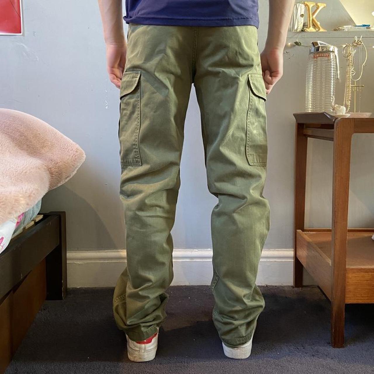 green combat trousers