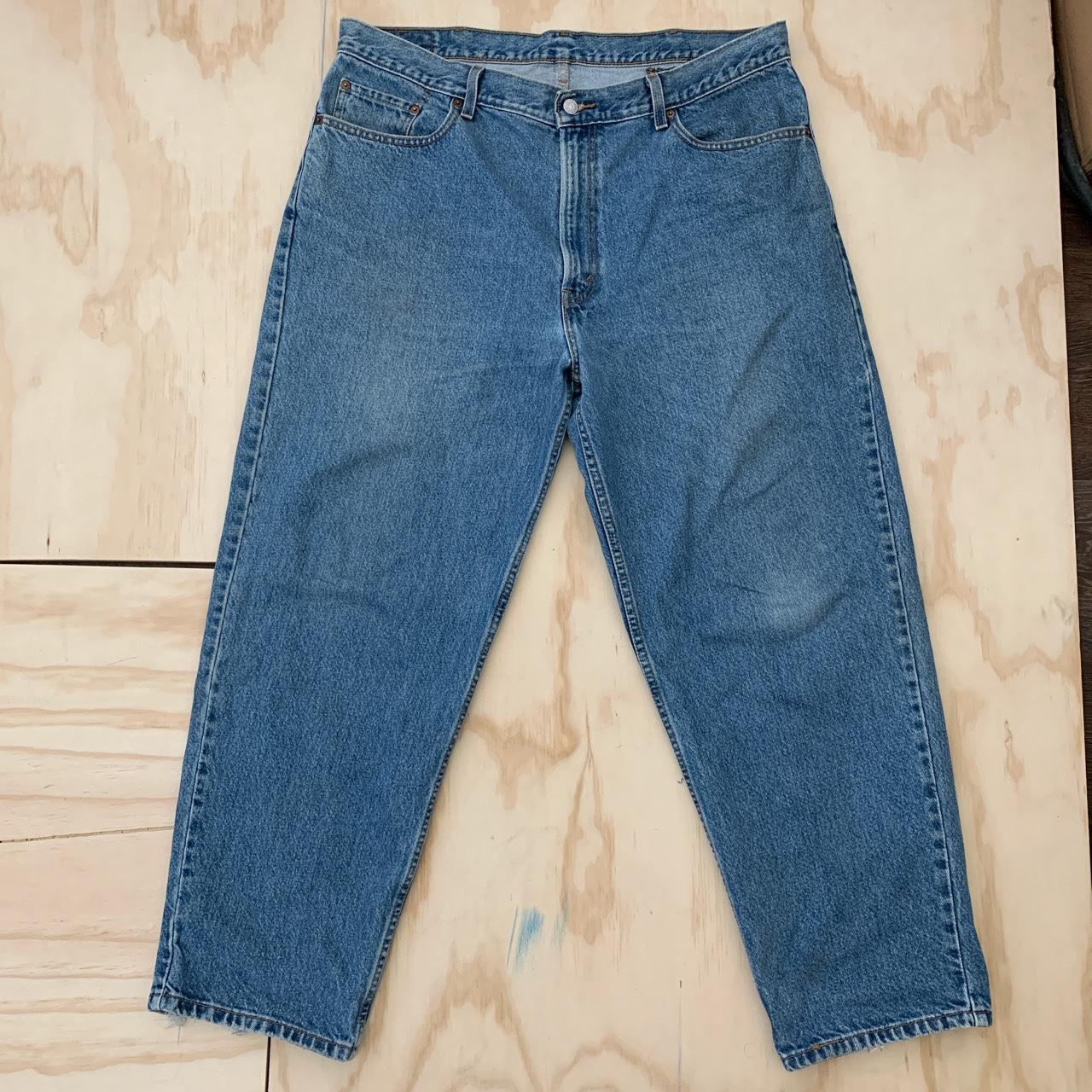 Levi’s 560 Comfort Fit Medium Wash Denim Jeans... - Depop