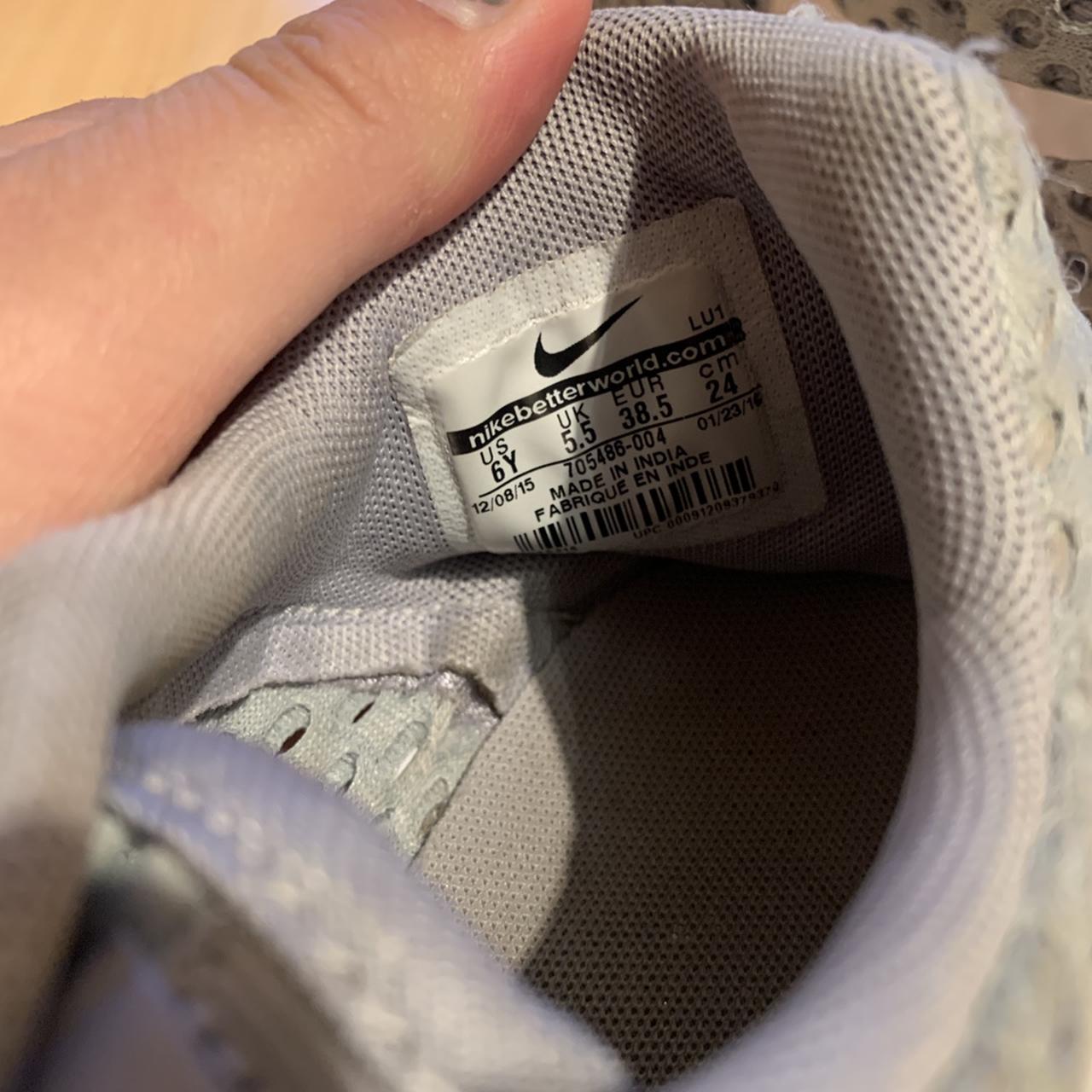 Nike Grey Rocher Worn but in excellent condition... - Depop