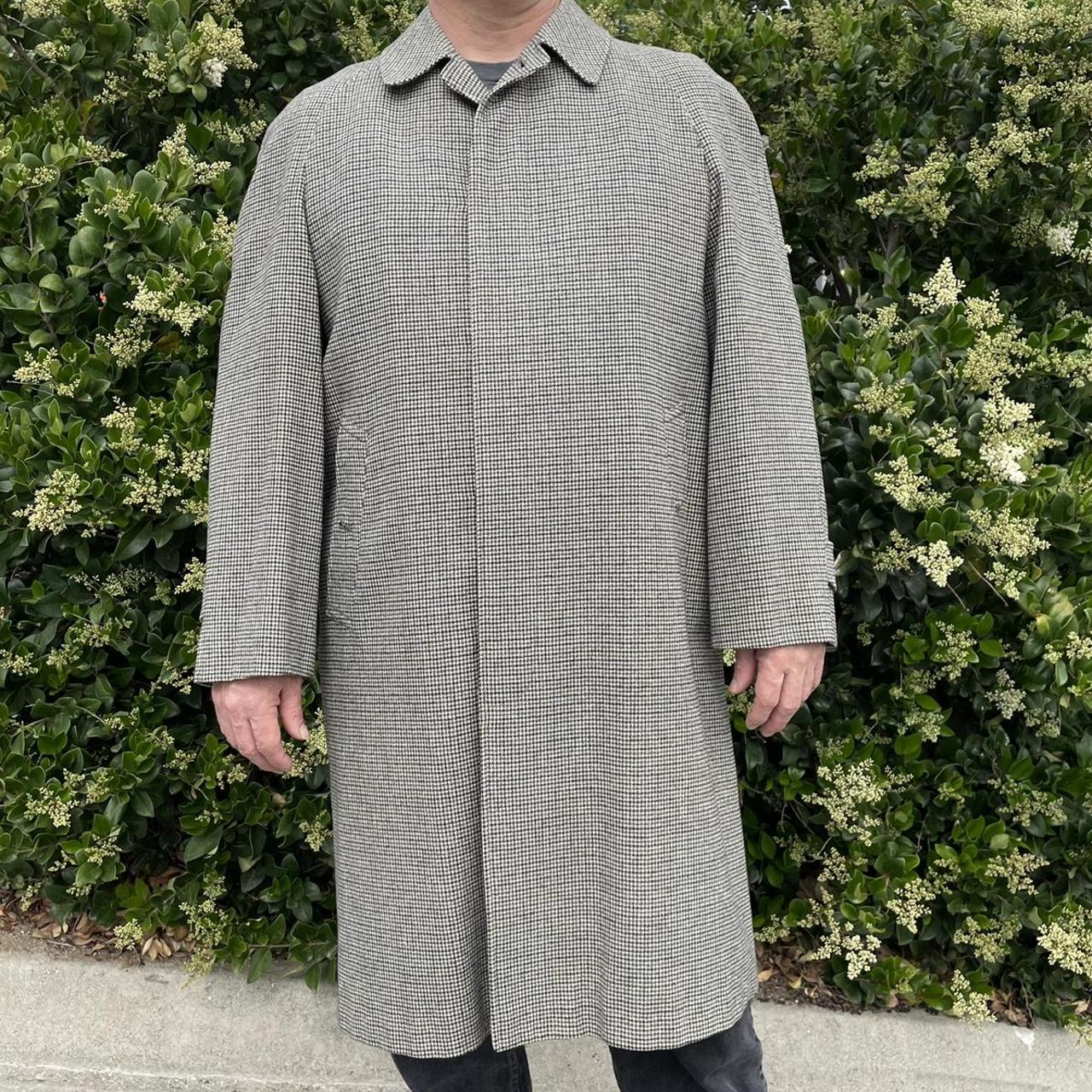 vintage burberry wool coat