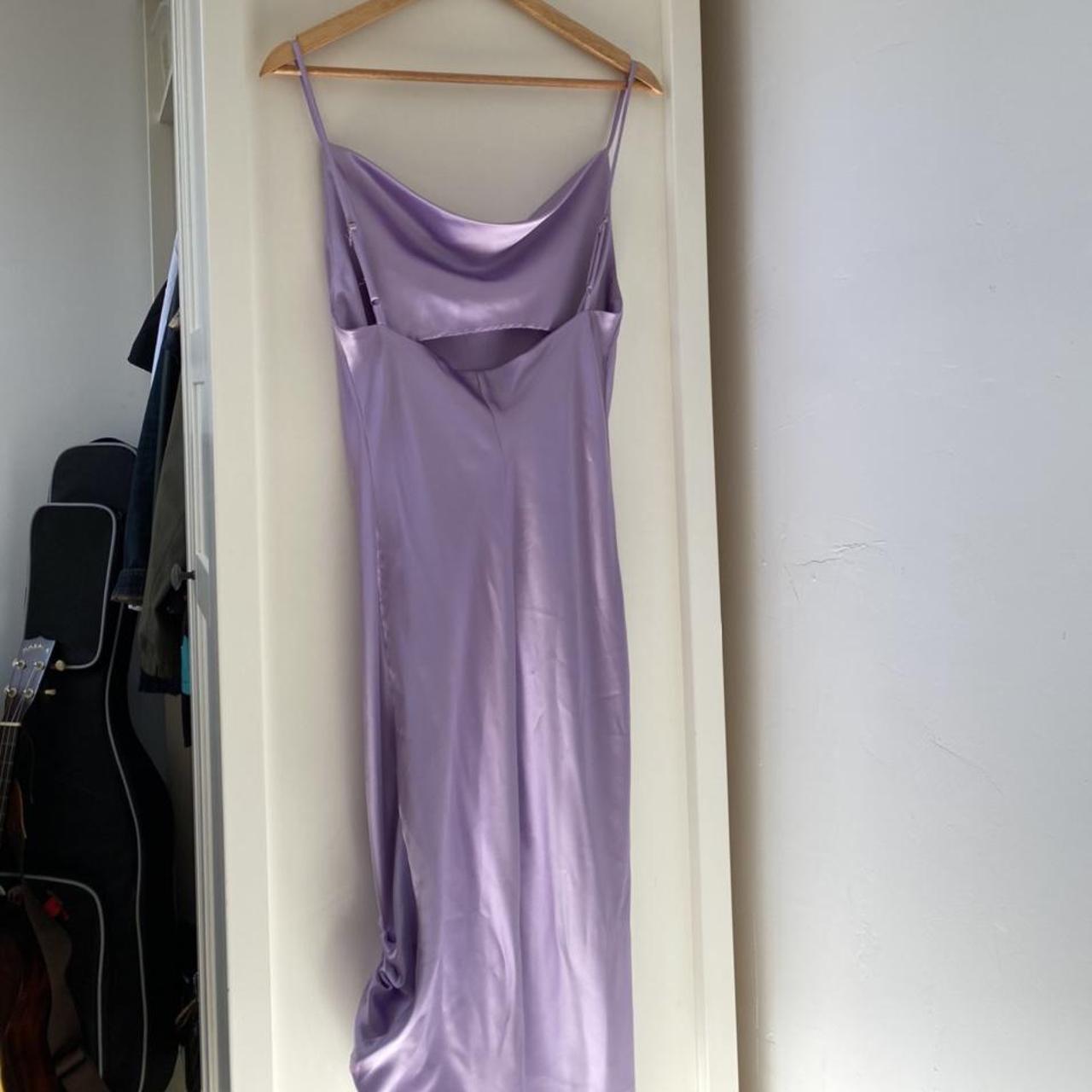 WHYTE VALENTYNE SLIP MIDI DRESS This lavender dress... - Depop