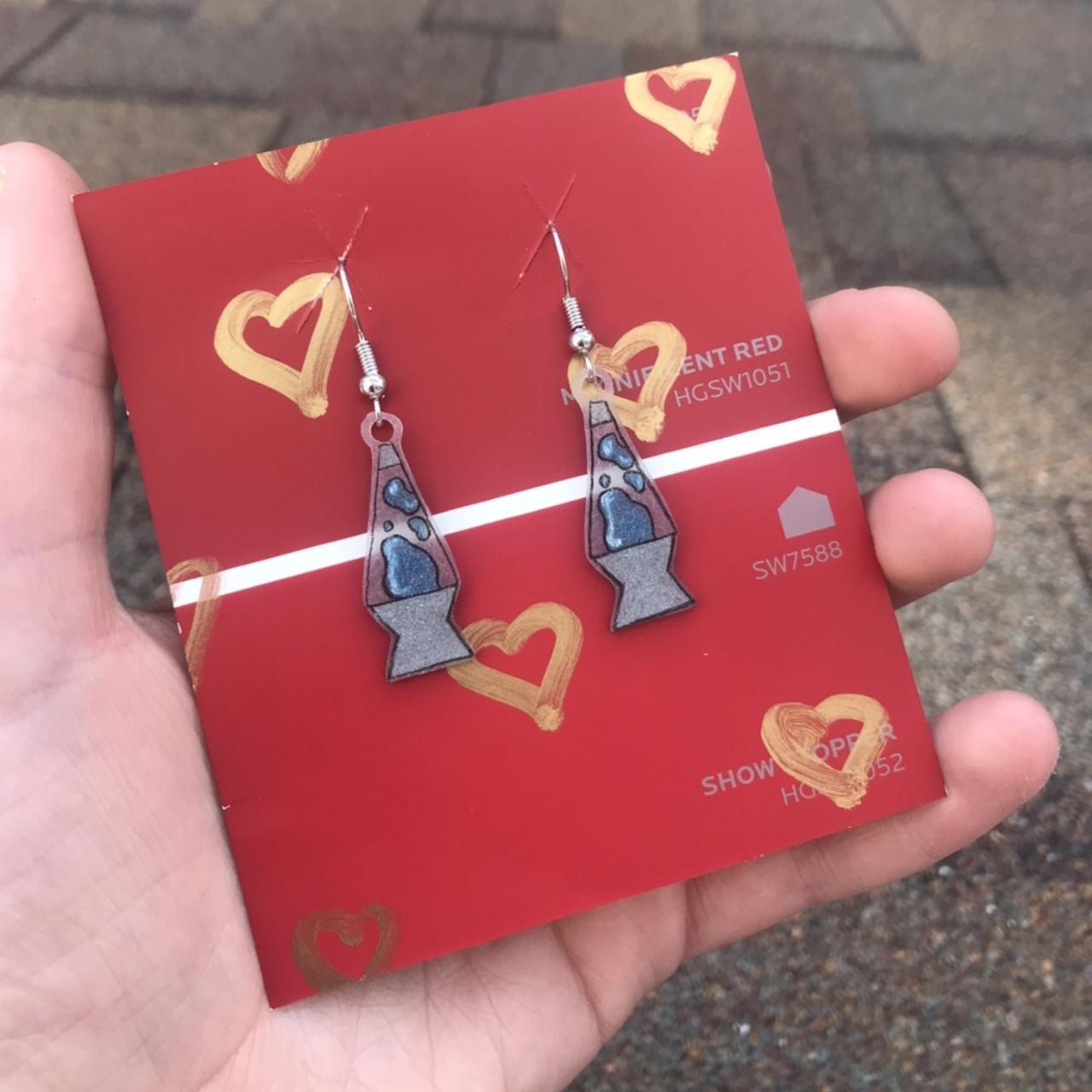 uno reverse card shrinky dink earrings 💗 • - Depop