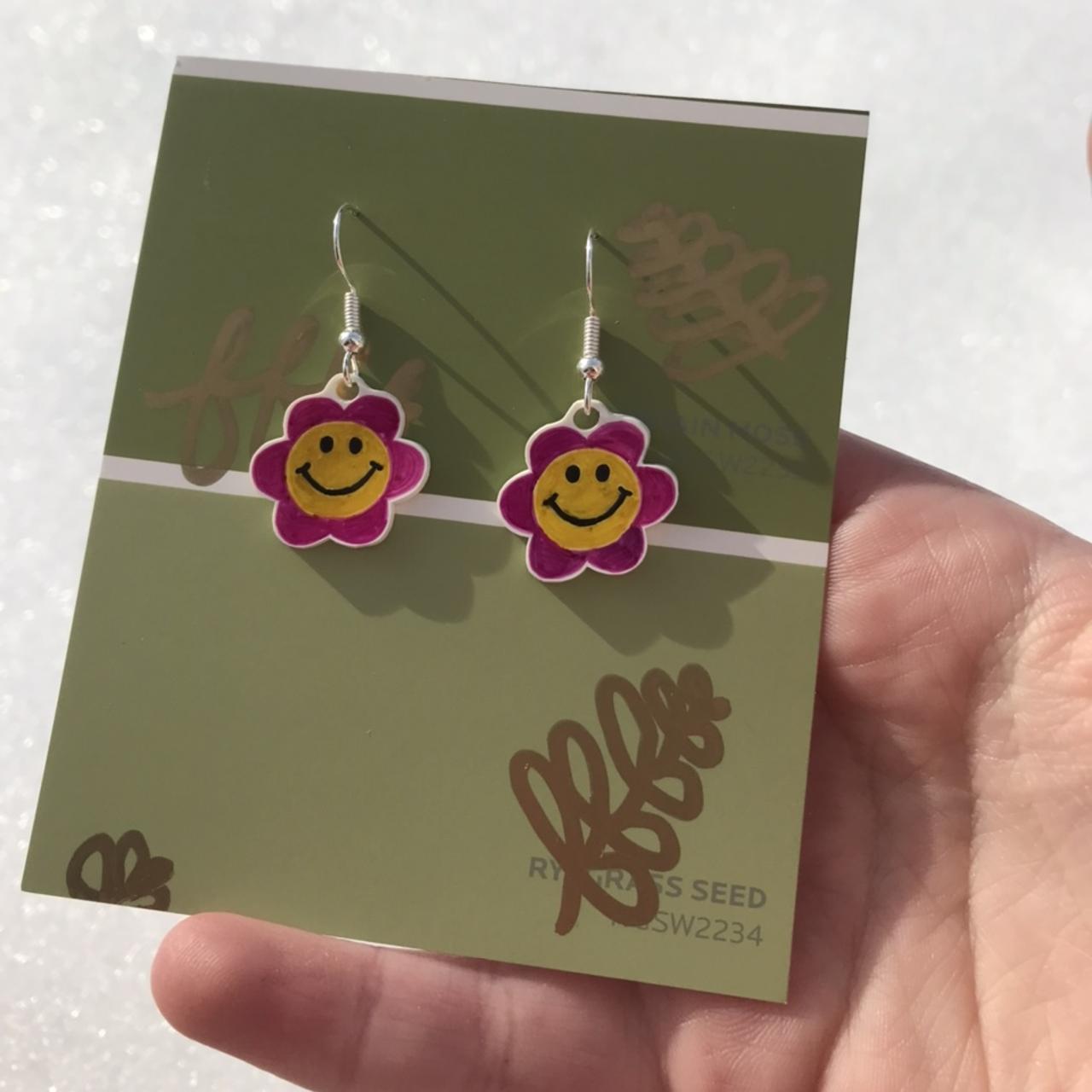 uno reverse card shrinky dink earrings 💗 • - Depop