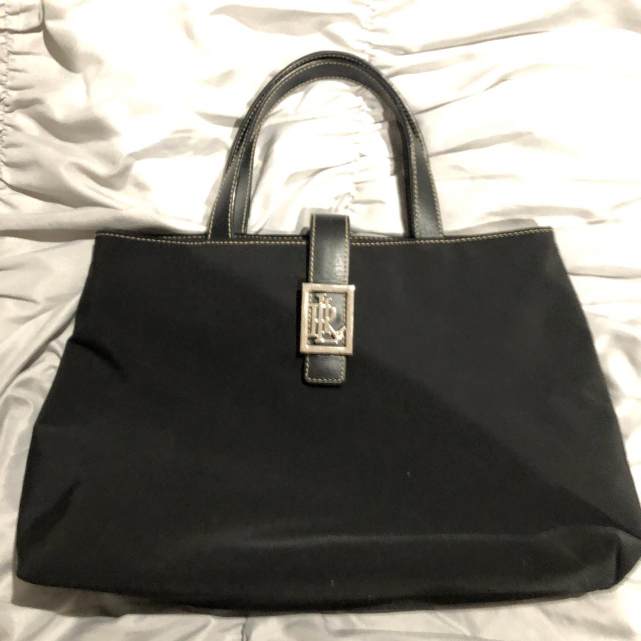 RALPH LAUREN USED LEATHER/NYLON BAG buy