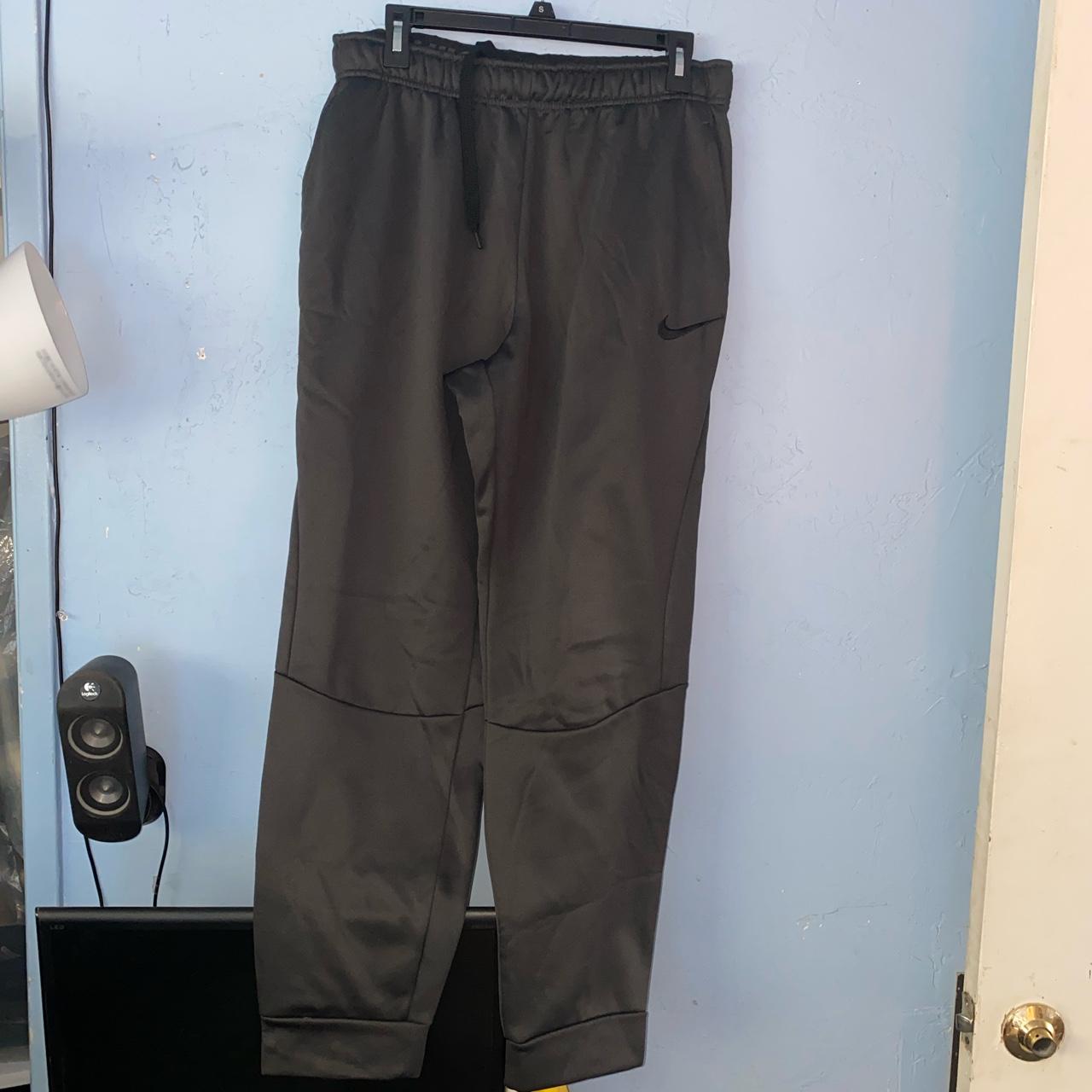 nike therma taper pants Used- good condition Color:... - Depop