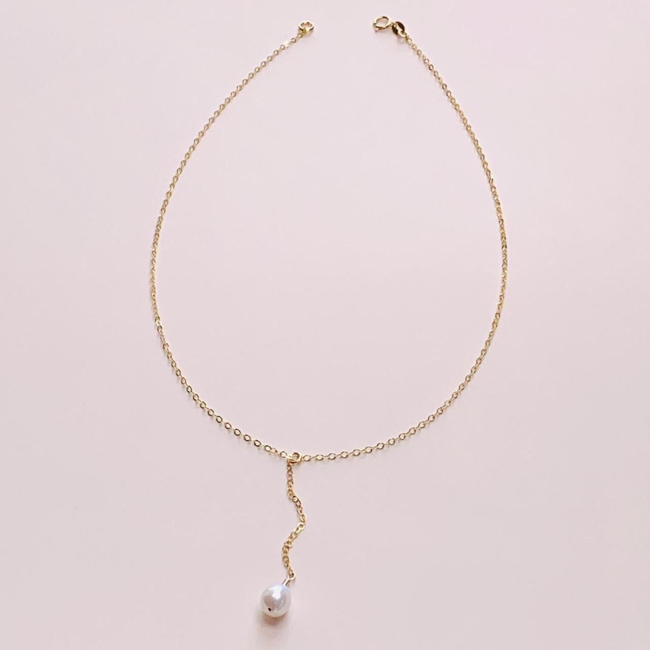 Product Image 3 - White Pearl Lariat Y Necklace