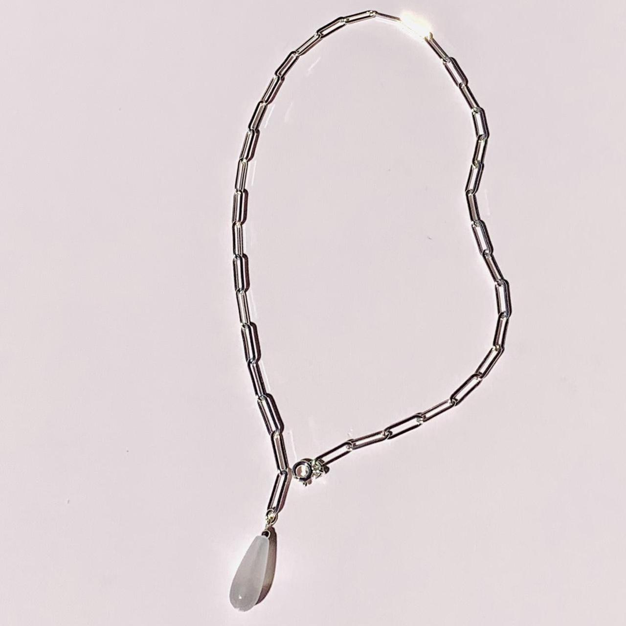 Product Image 4 - Selenite Necklace 

Material: Sterling Silver,