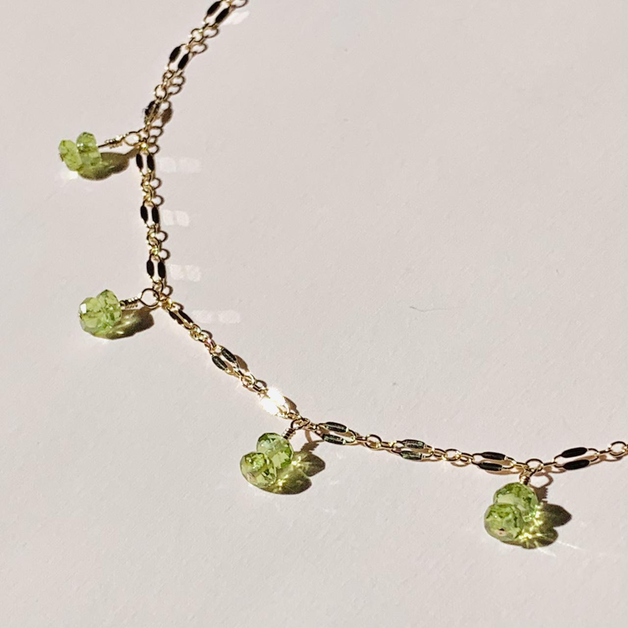Product Image 2 - Peridot Necklace 

Material: 14K Gold