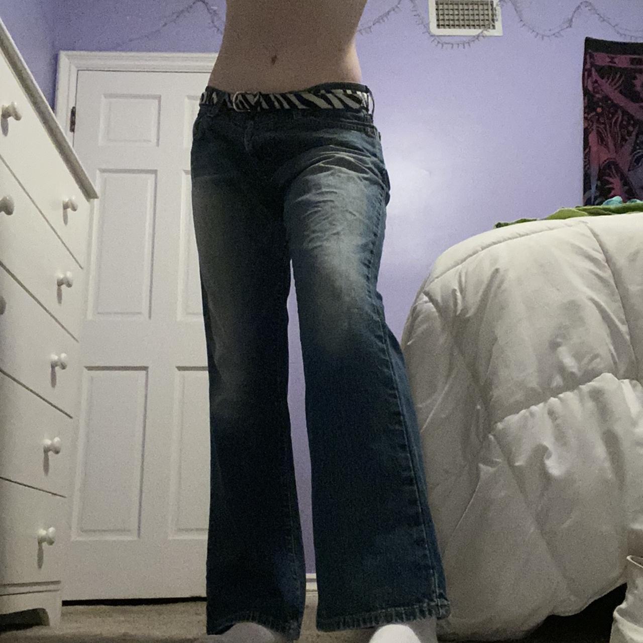 abercrombie & fitch low rise jeans