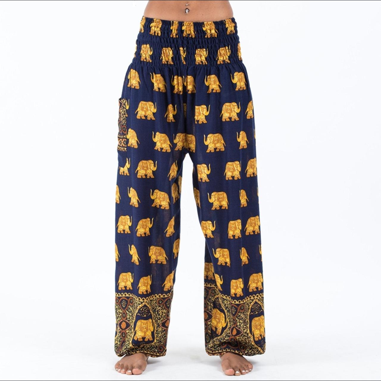 hippie mudd boho elephant pants - so comfy - size - Depop