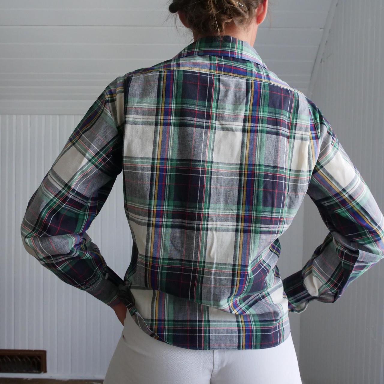 Product Image 2 - 60s/70s spruce tone plaid button