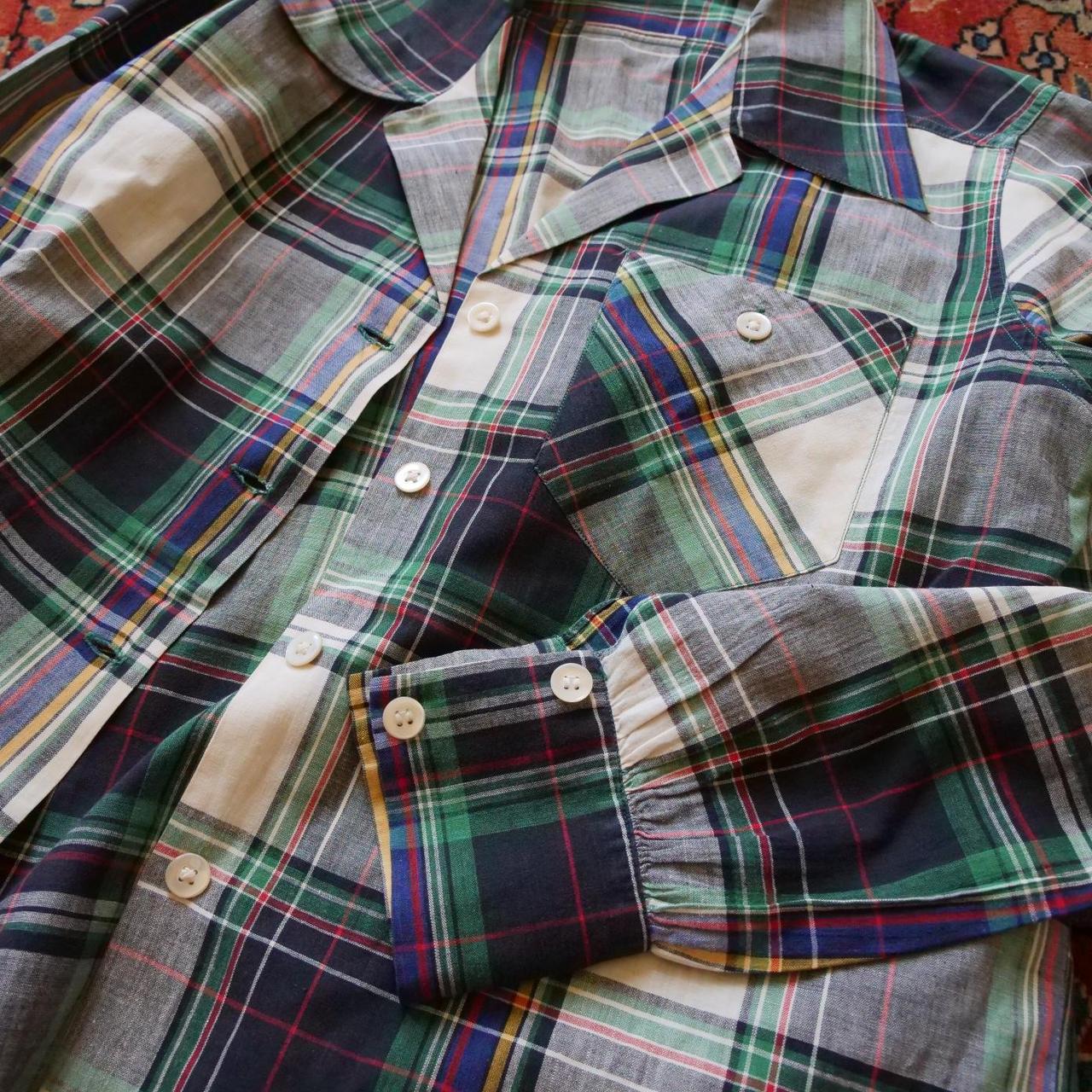 Product Image 4 - 60s/70s spruce tone plaid button