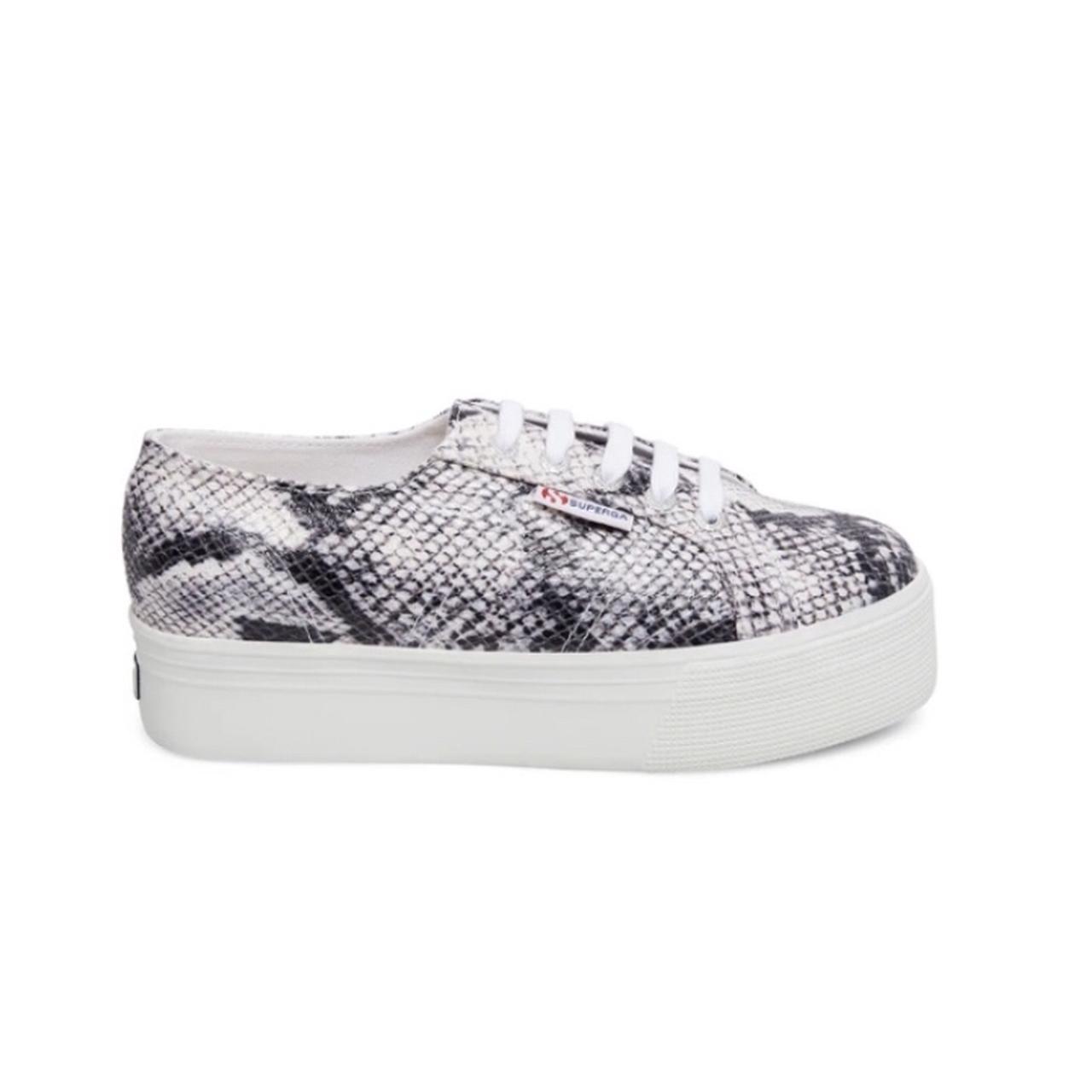 superga snakeskin platform