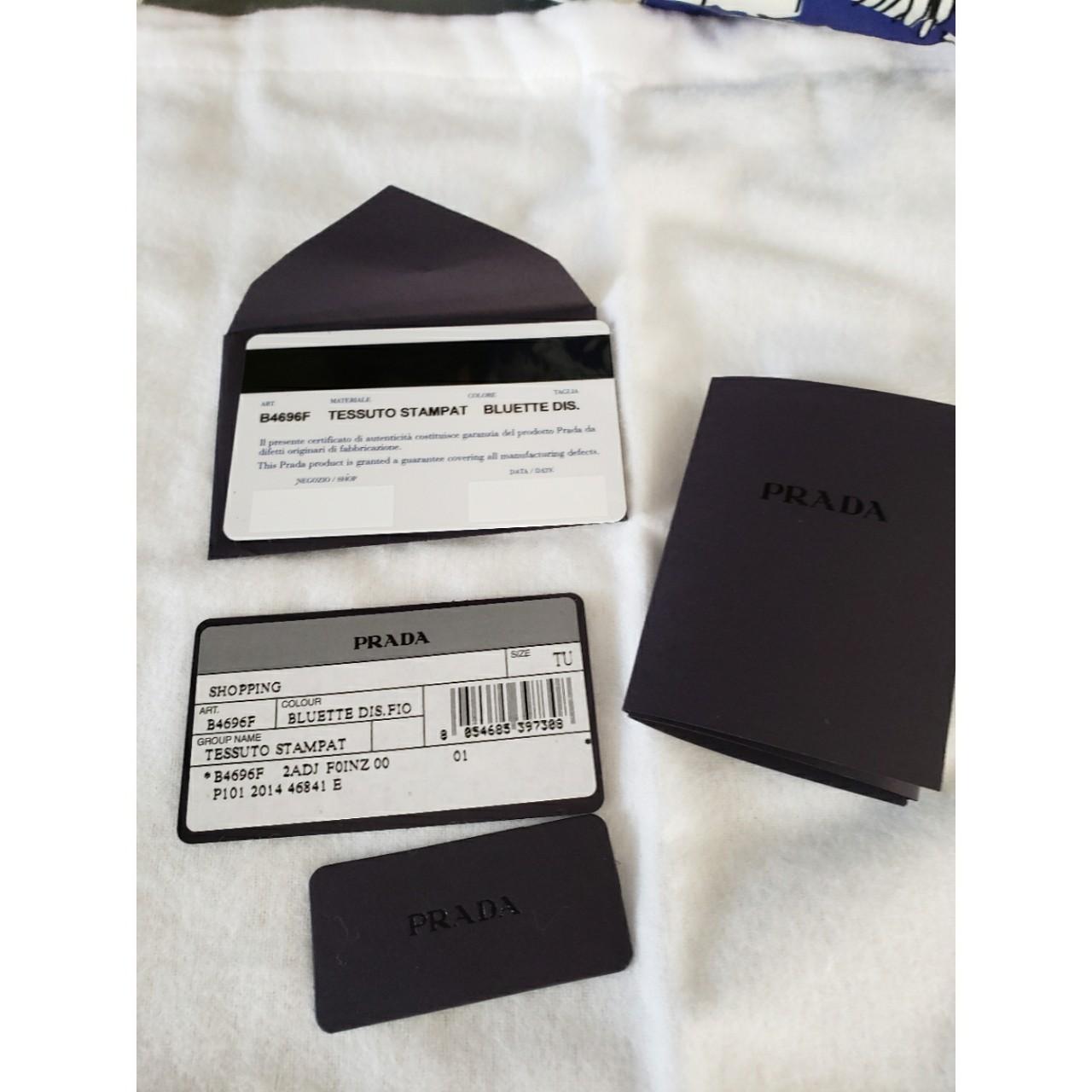 Prada Bandoliera Tessuto Saffiano Nero Tu Message - Depop