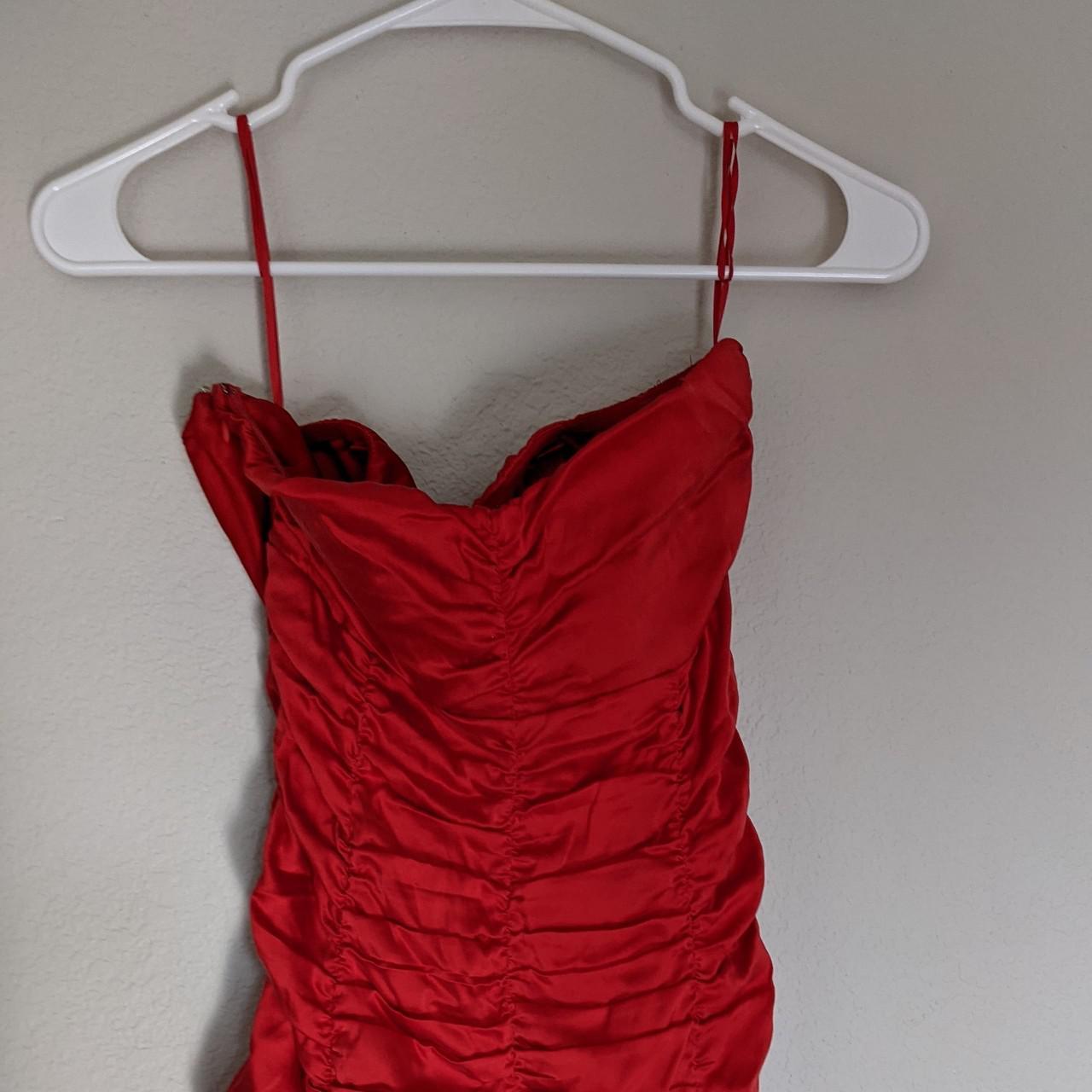 Red Dress EXPRESS Women's size 8... Depop