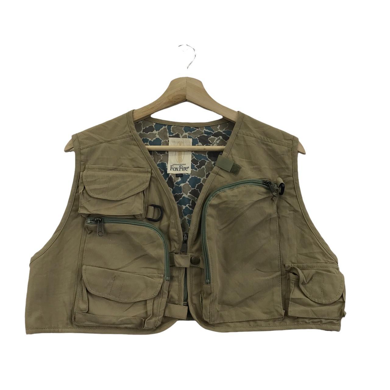Vtg 90' FOX FIRE JAPAN Tactical Fishing Vest Jacket - Depop