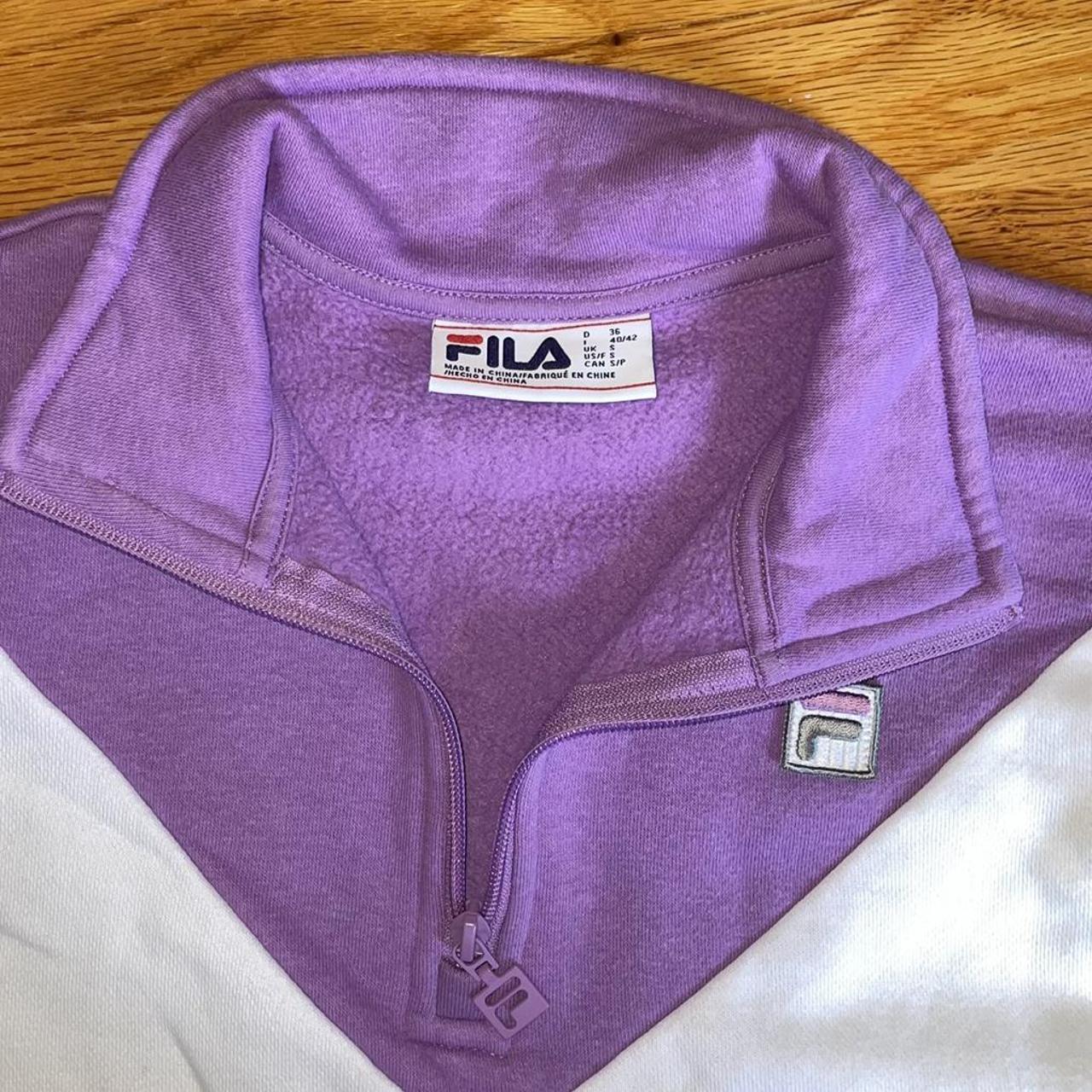 Product Image 3 - Small cropped FILA quarter zip