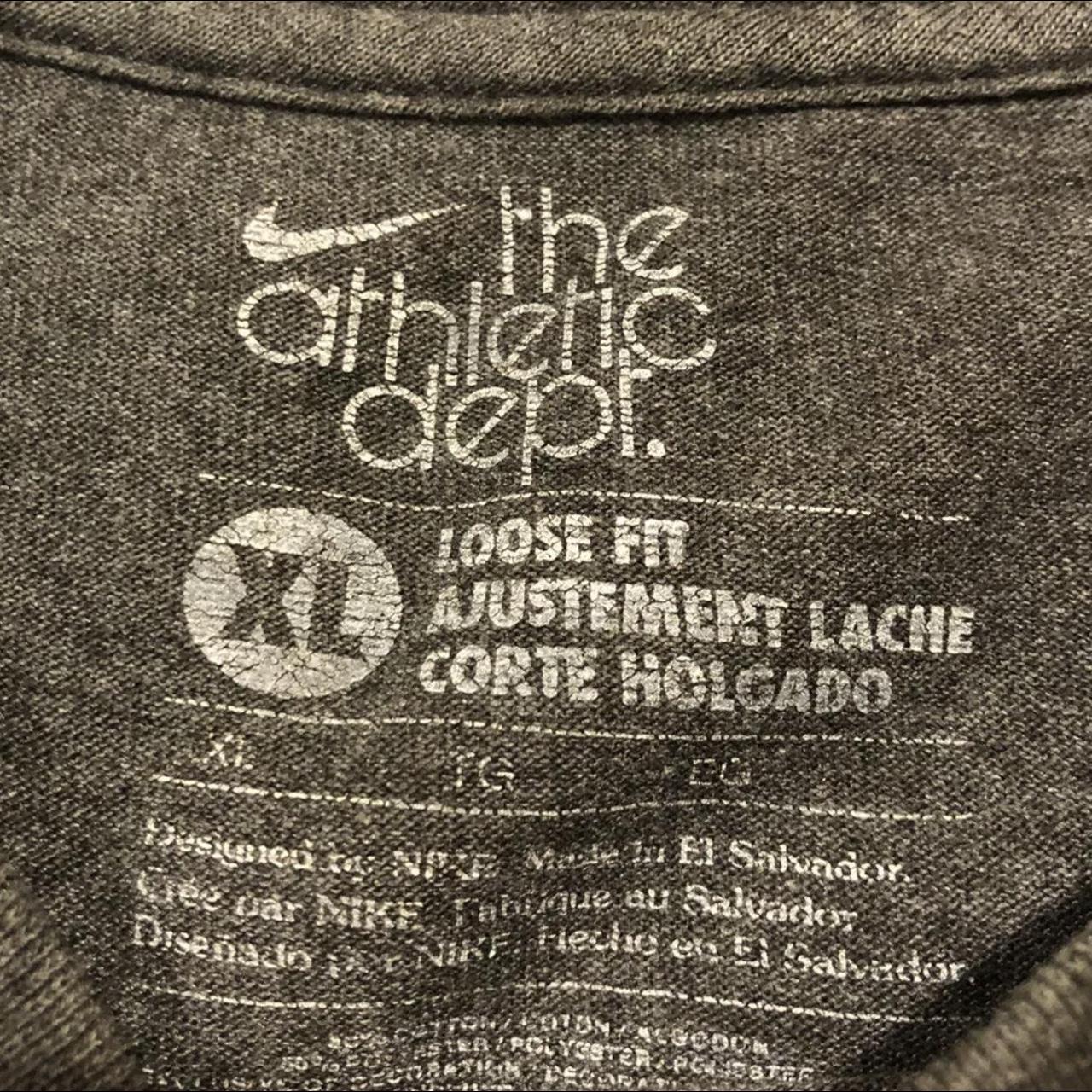 Nike The Athletic Dept Shirt Adult Gray Chest Logo... Depop