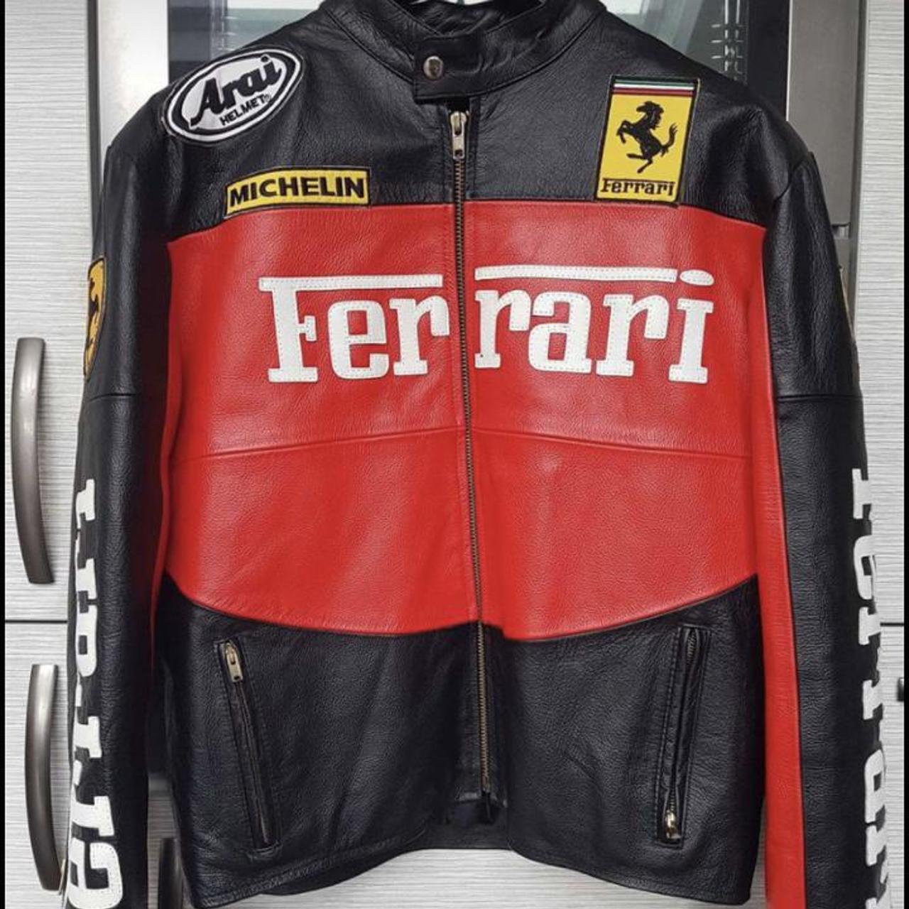 ferrari leather jacket price