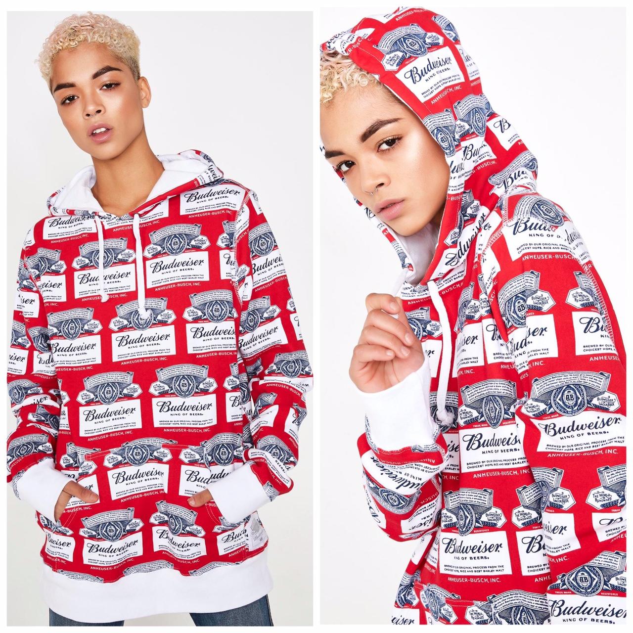 Huf fashion budweiser hoodie