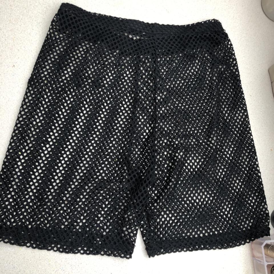 Black fishnet cycle shorts worn once , Festival